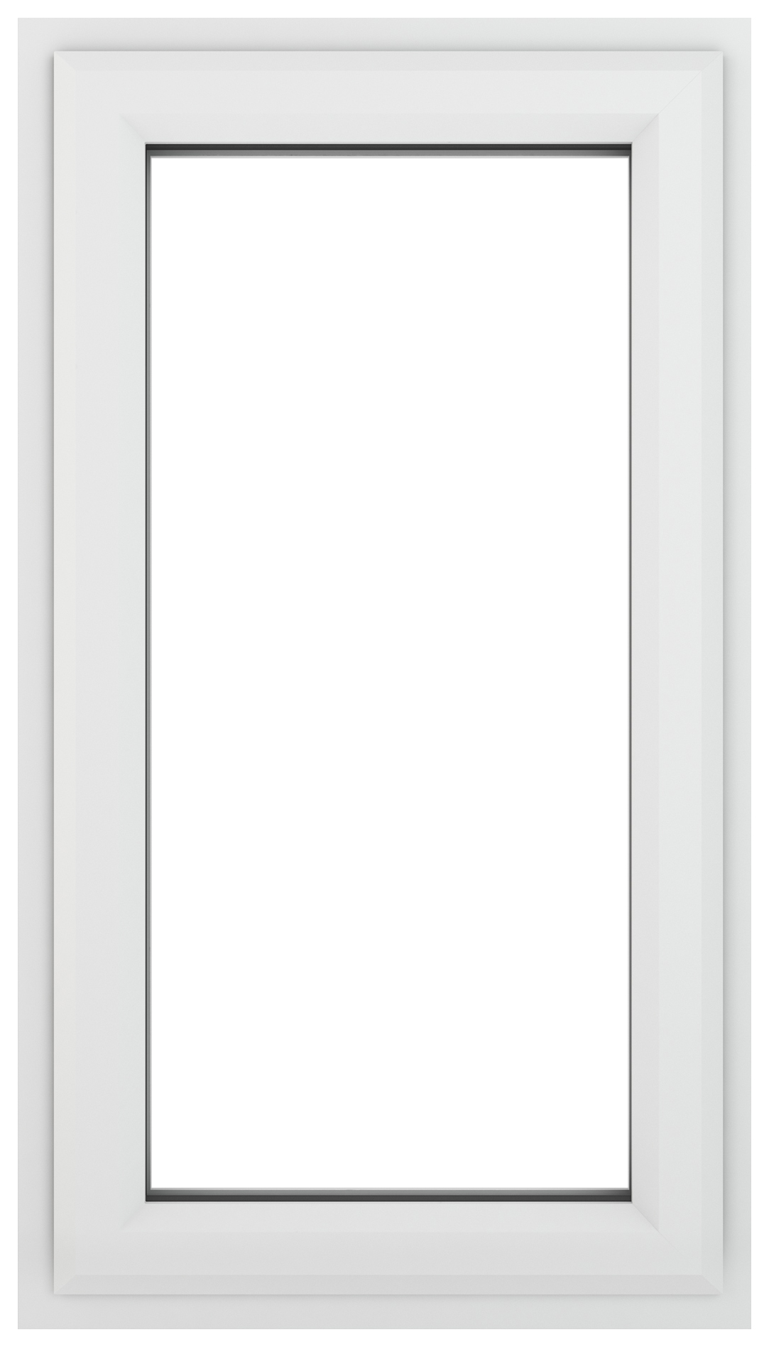 Crystal uPVC White Top Opener Clear Double Glazed