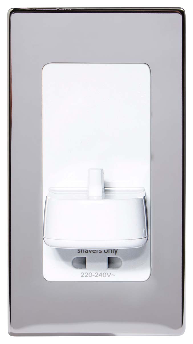 Proofvision In-Wall White Electric Toothbrush Charger & Shaver