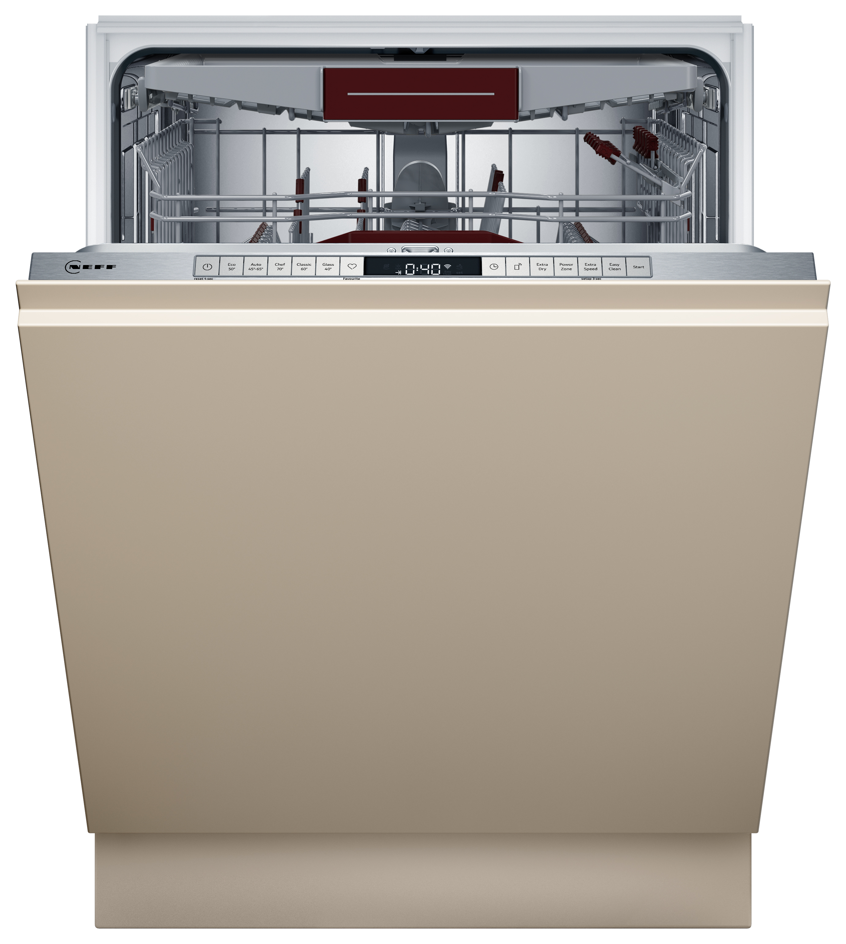 NEFF S155ECX07G N50 60cm Integrated Dishwasher - Graphite