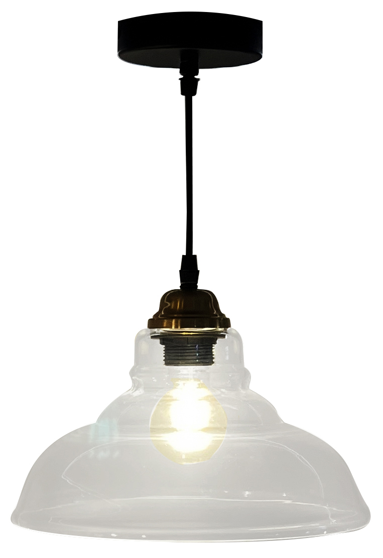 Clyde Pendant Light Clear Glass