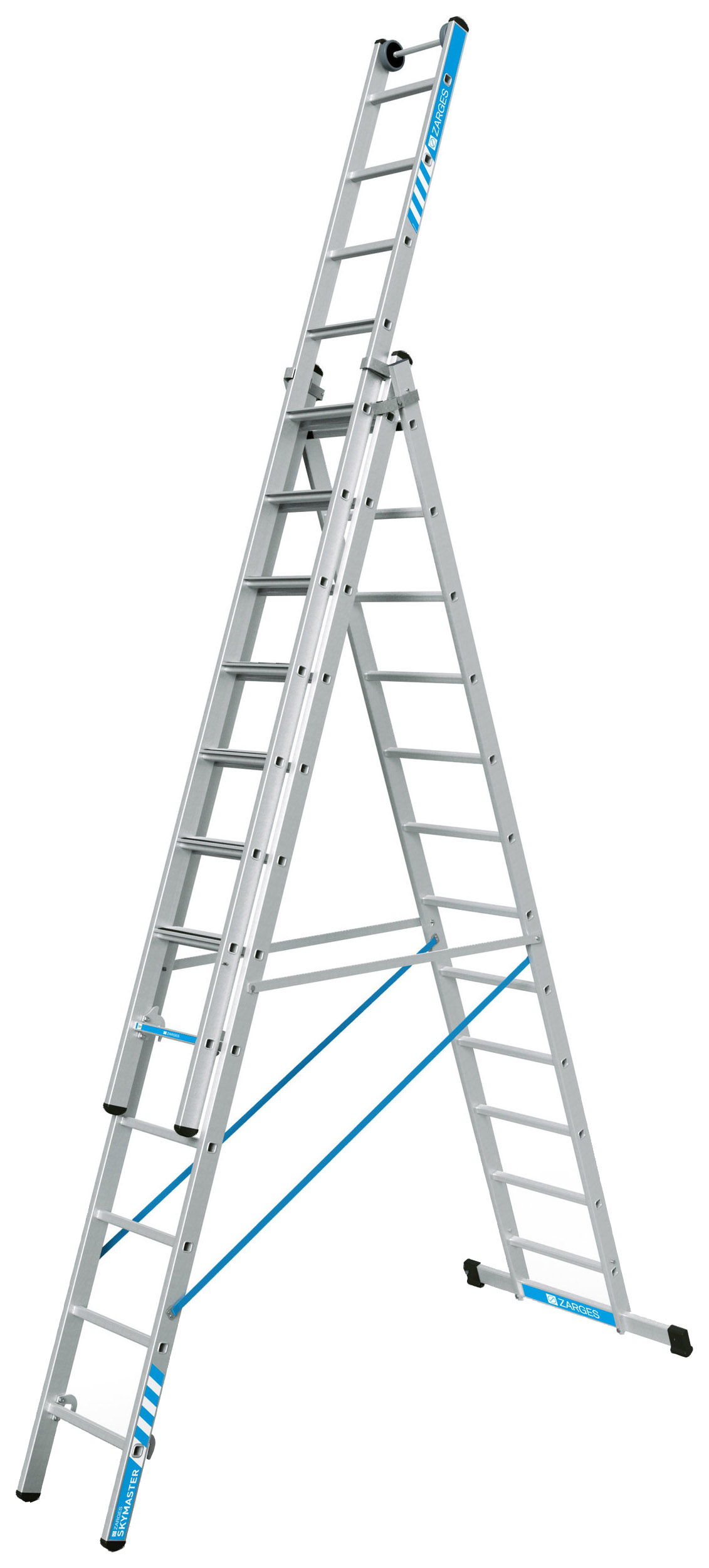 Zarges Skymaster Plus X 3 x 12 Tread Aluminium Combination Ladder