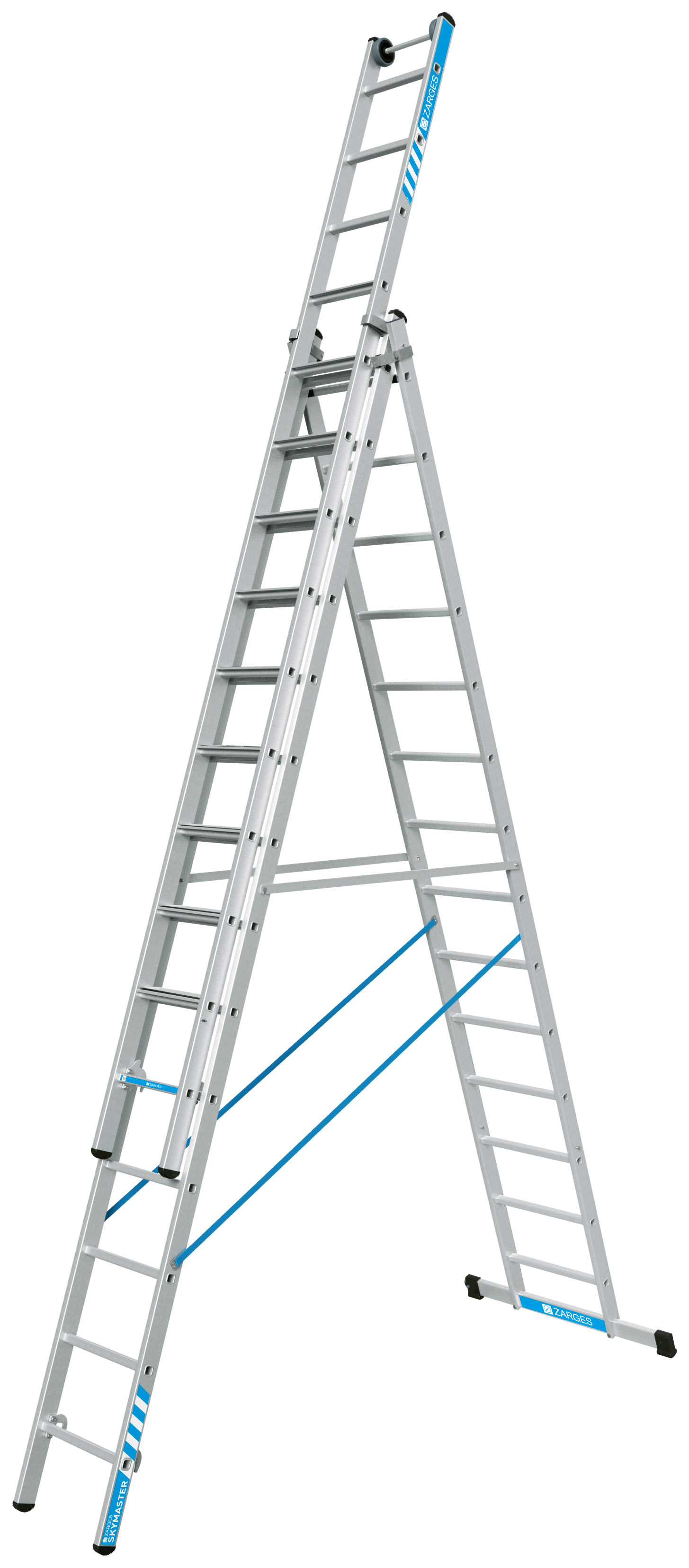 Zarges Skymaster Plus X 3 x 14 Tread Aluminium Combination Ladder