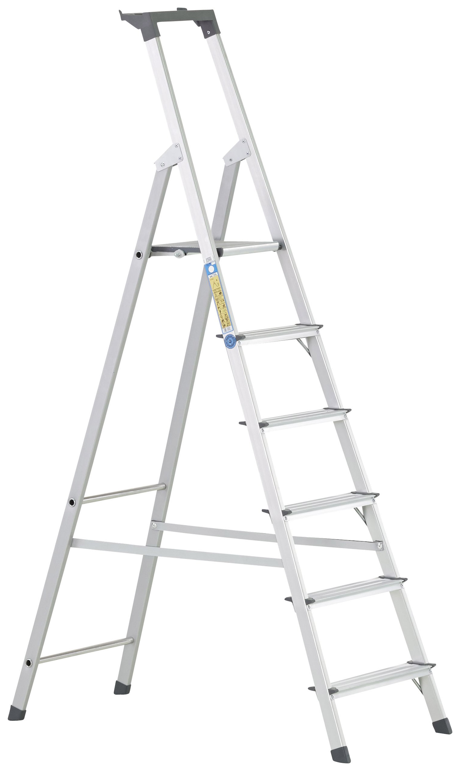 Zarges Everest 3 x 10 D-Rung Aluminium Treble Extension Ladder - Max Height 6.65m
