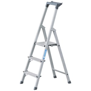 Zarges Scana S Aluminium 3 Tread Platform Step Ladder