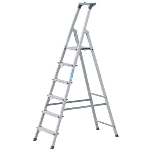 Zarges Scana S Aluminium 6 Tread Platform Step Ladder