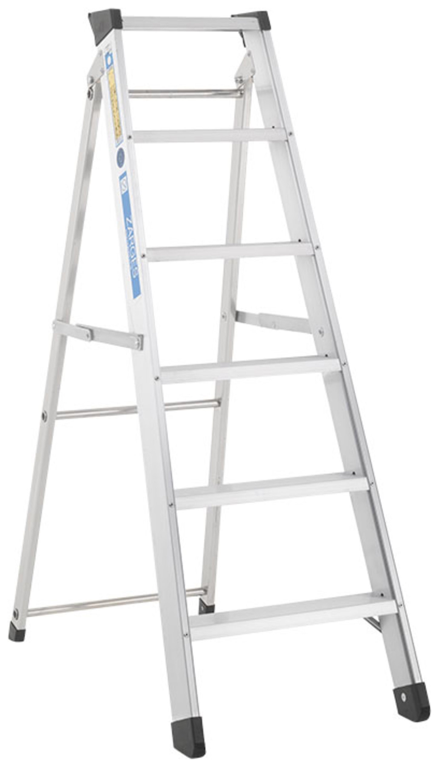 Zarges Heavy Duty 4 Tread Aluminium Swingback Step Ladder