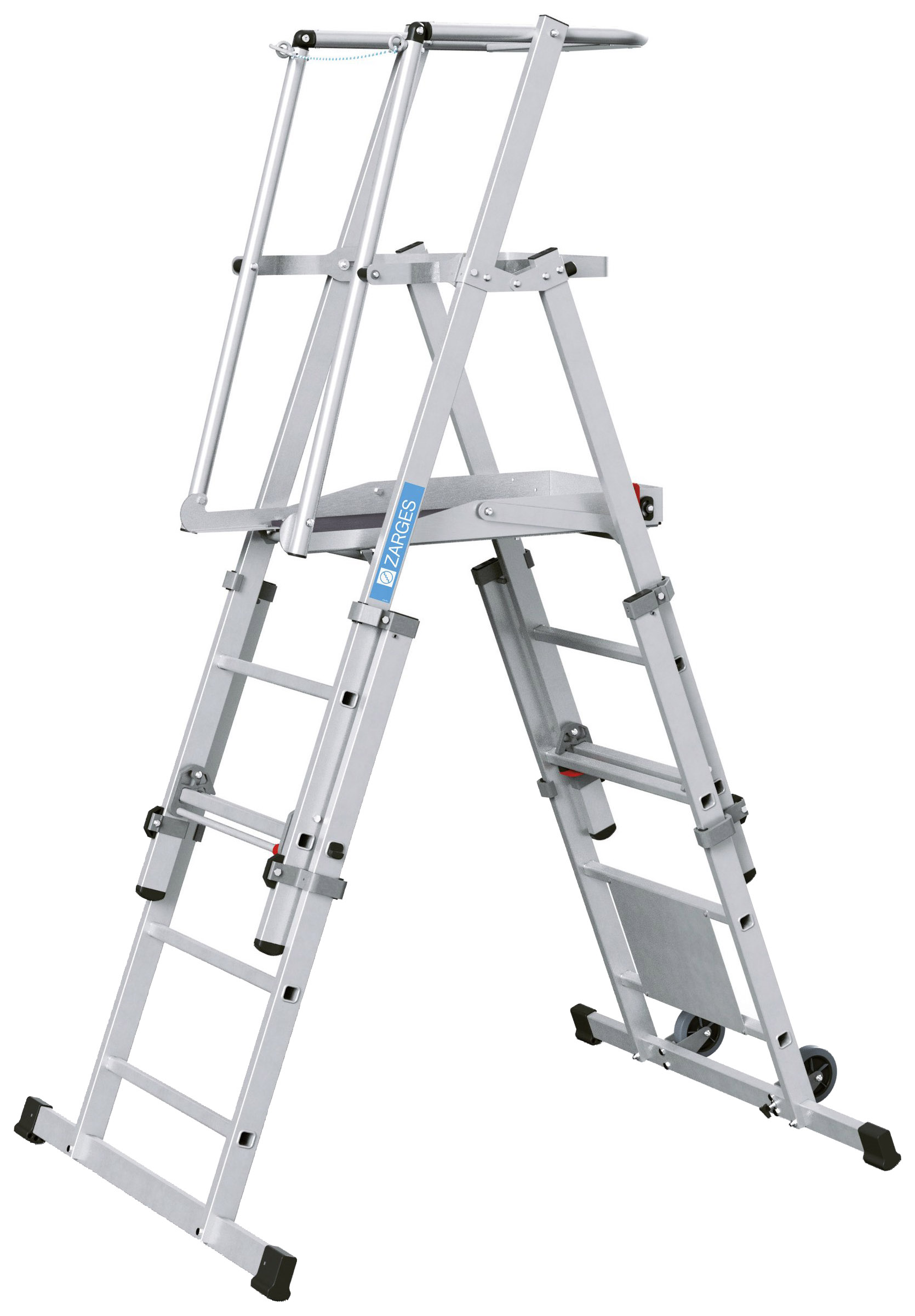 Zarges ZAP Telemaster S Mini 5 Tread Telescopic Aluminium Step Ladder