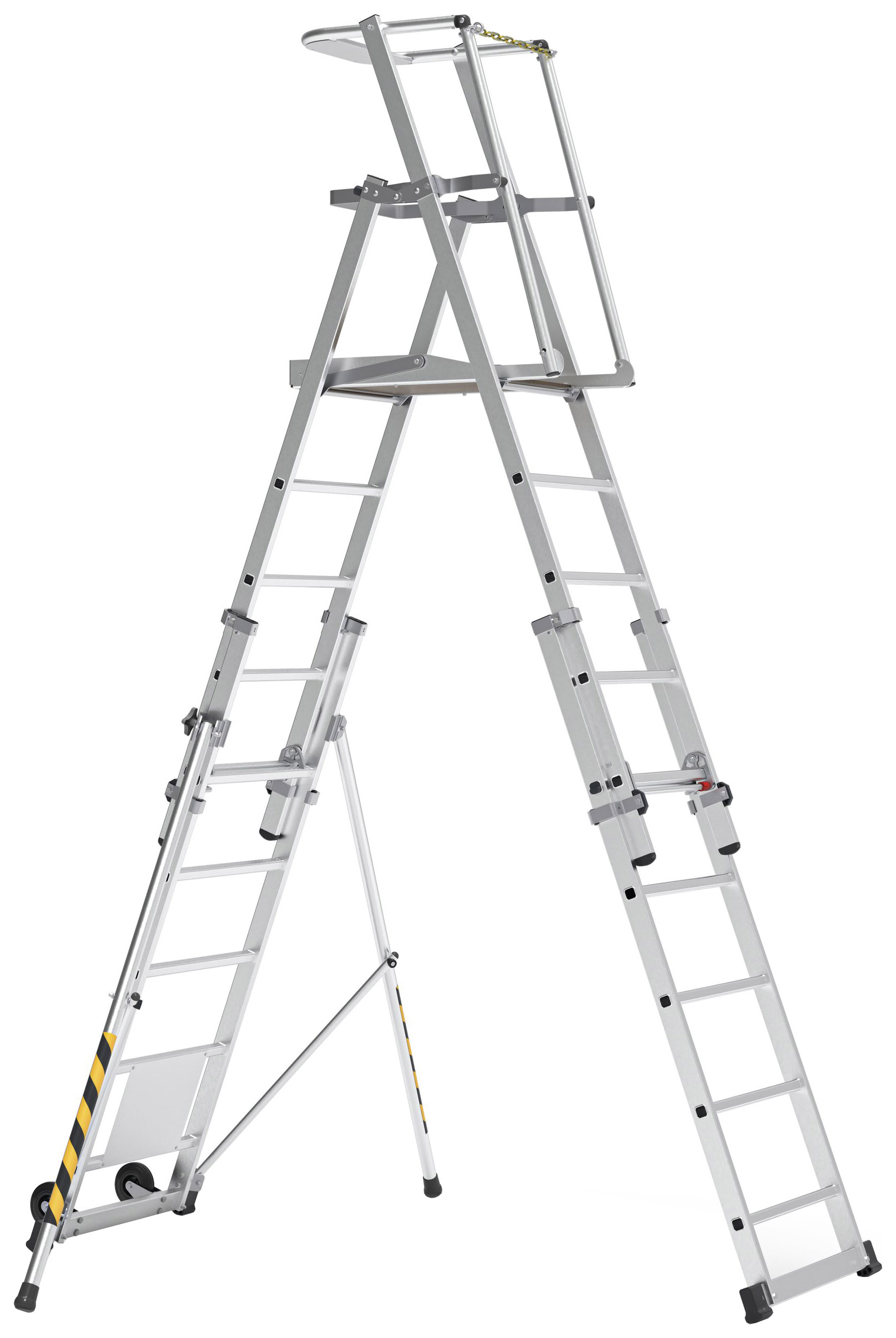 Zarges ZAP Telemaster S Mini 9 Tread Telescopic Aluminium Step Ladder