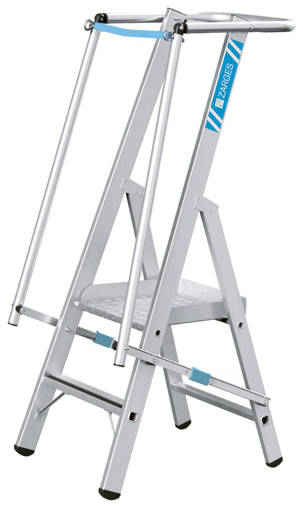 Zarges Safemaster S Aluminium 2 Tread Platform Step Ladder