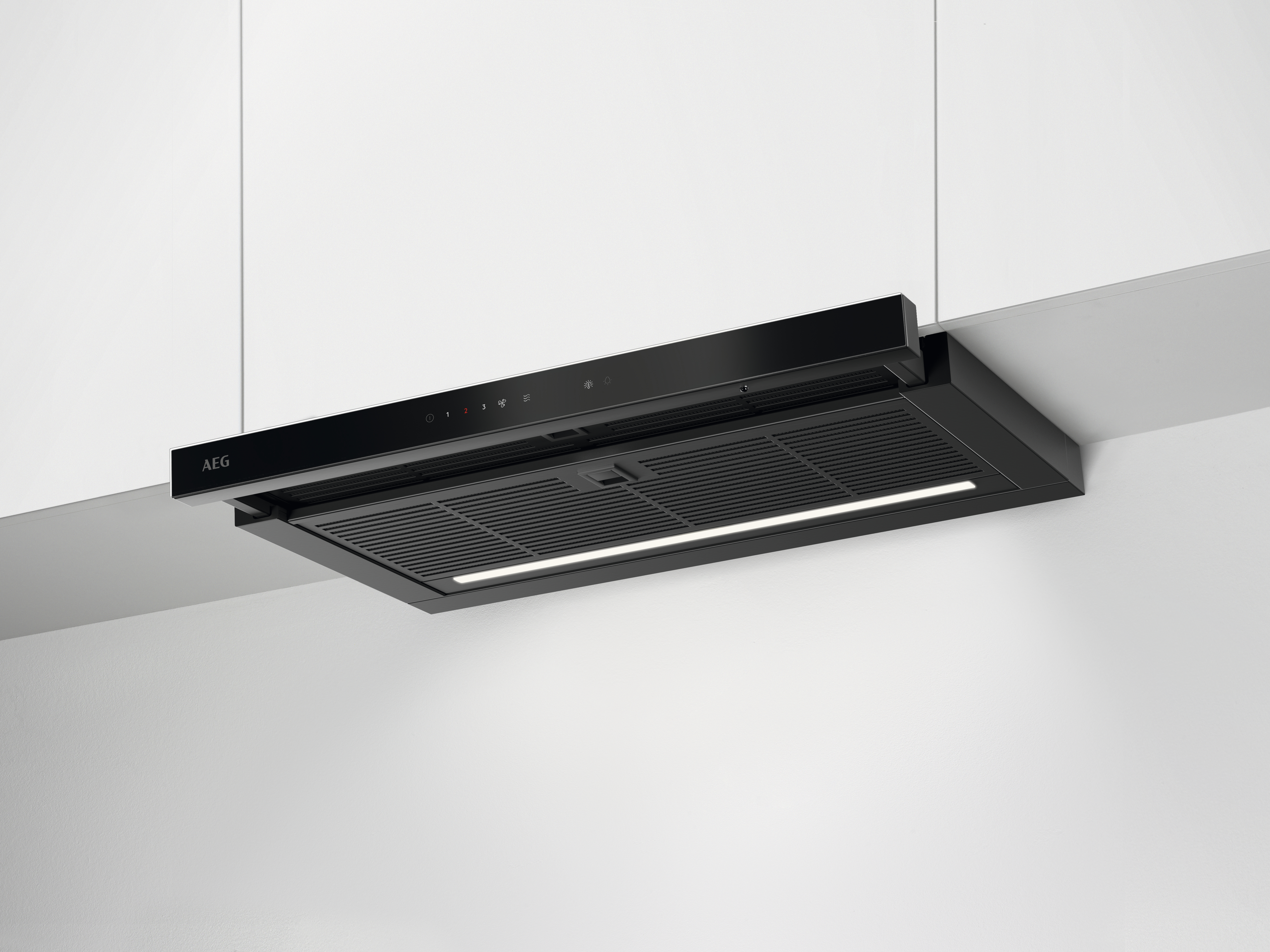 AEG GDP866PB 60cm Telescopic Cooker Hood - Black