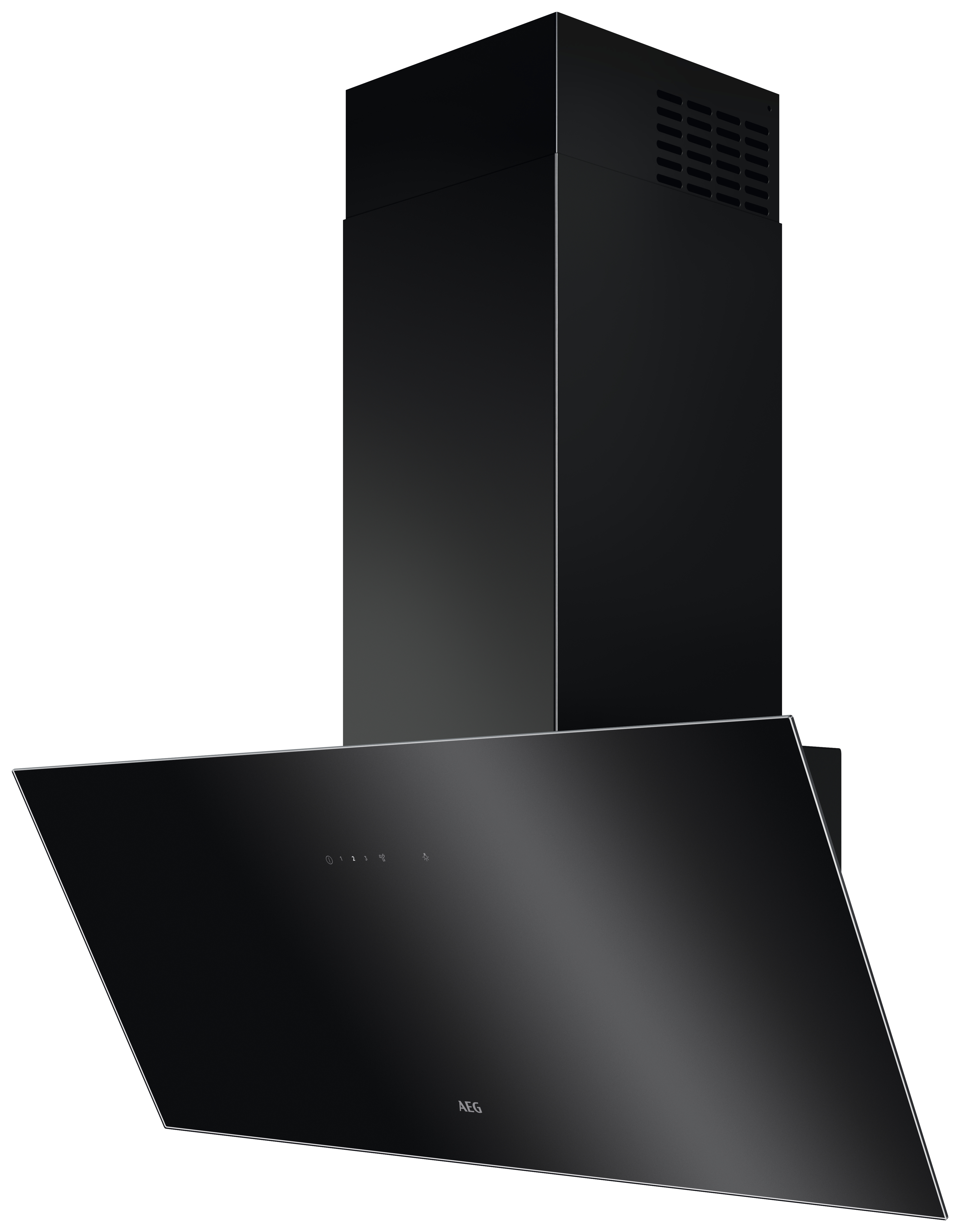 AEG DVX5961HB 90cm Angled Screen Cooker Hood - Black