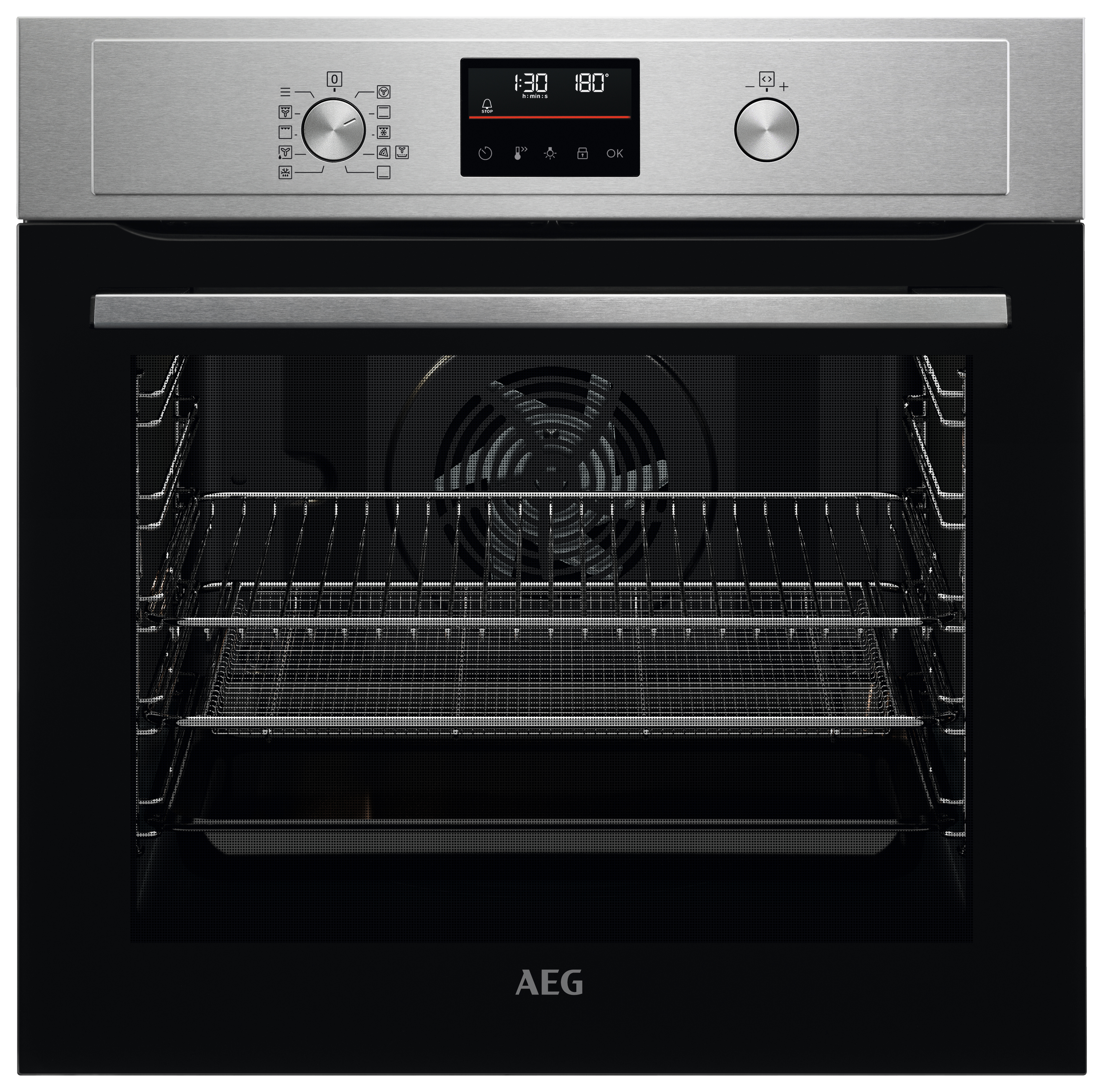 AEG BEX535A61M Built-In Single Oven - Stainless Steel