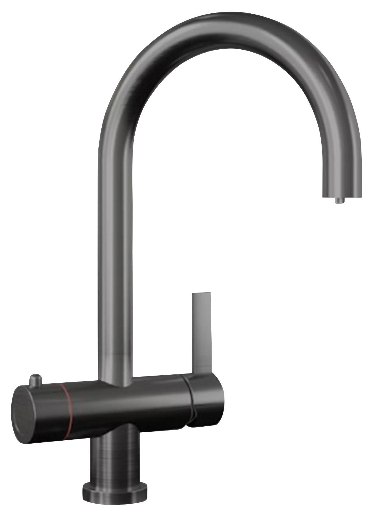 Carysil Twist 4-in-1 Hot Water Kitchen Tap - Gun Metal