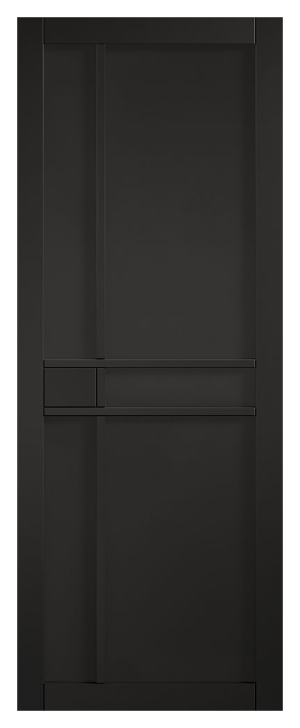 LPD Internal Greenwich Pre-Finished Black Solid Core Door - 838 x 1981mm