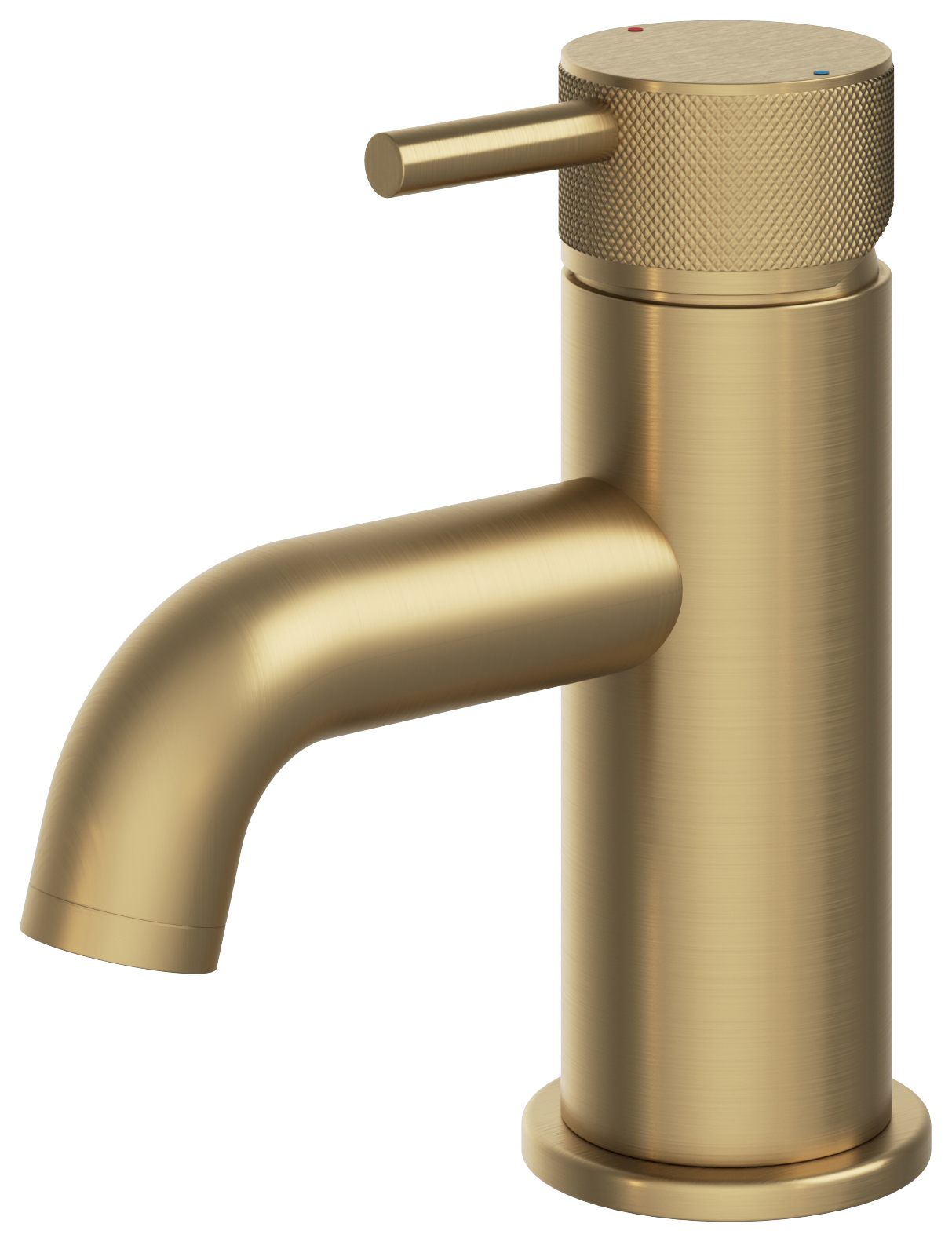 Melbury Pro Compact Mono Basin Mixer Tap - Brushed Brass