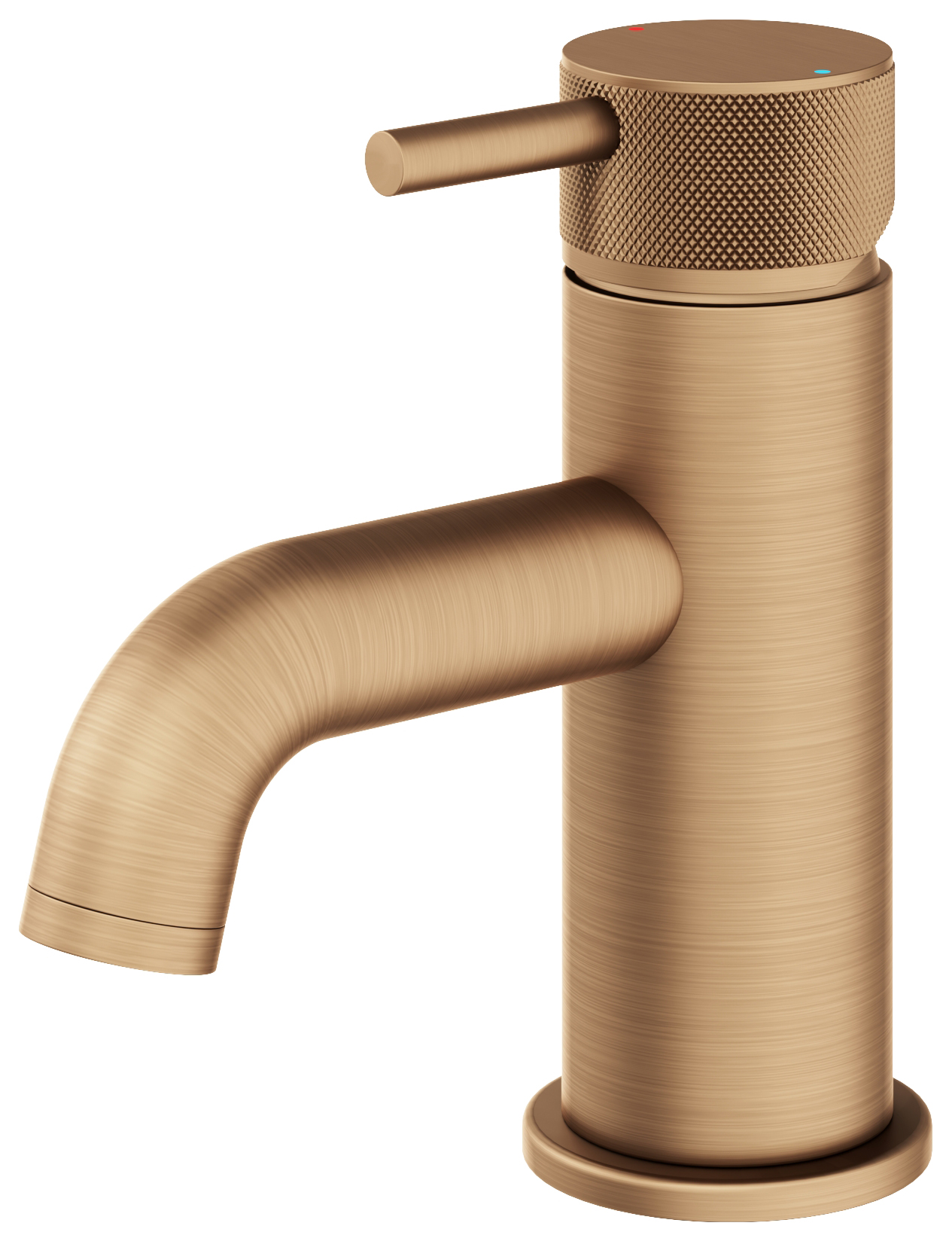 Melbury Pro Compact Mono Basin Mixer Tap - Brushed Bronze