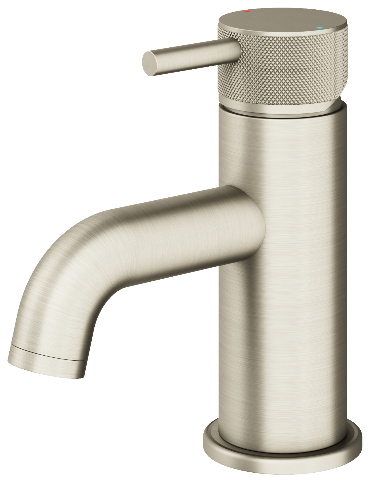 Melbury Pro Compact Mono Basin Mixer Tap - Brushed Nickel