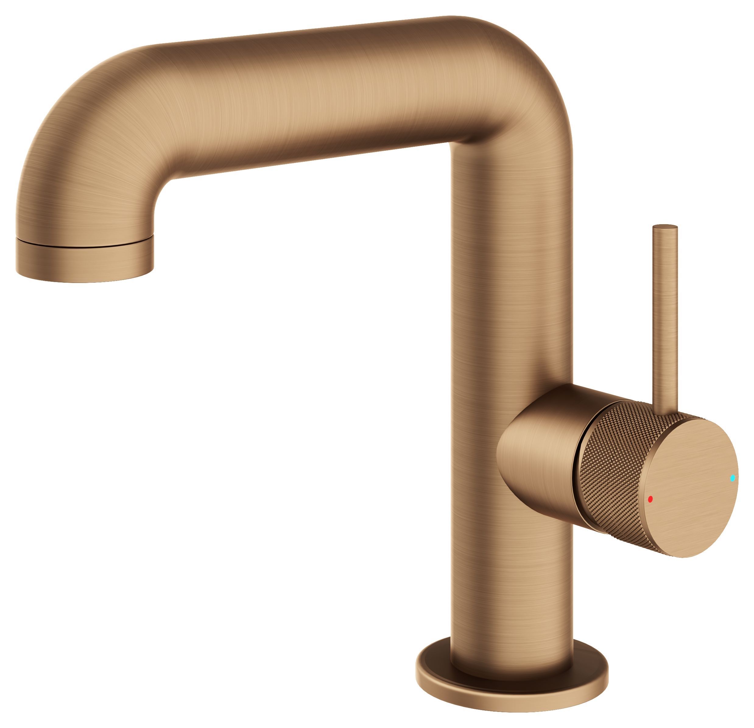 Melbury Pro Mono Side Lever Basin Mixer Tap - Brushed Bronze