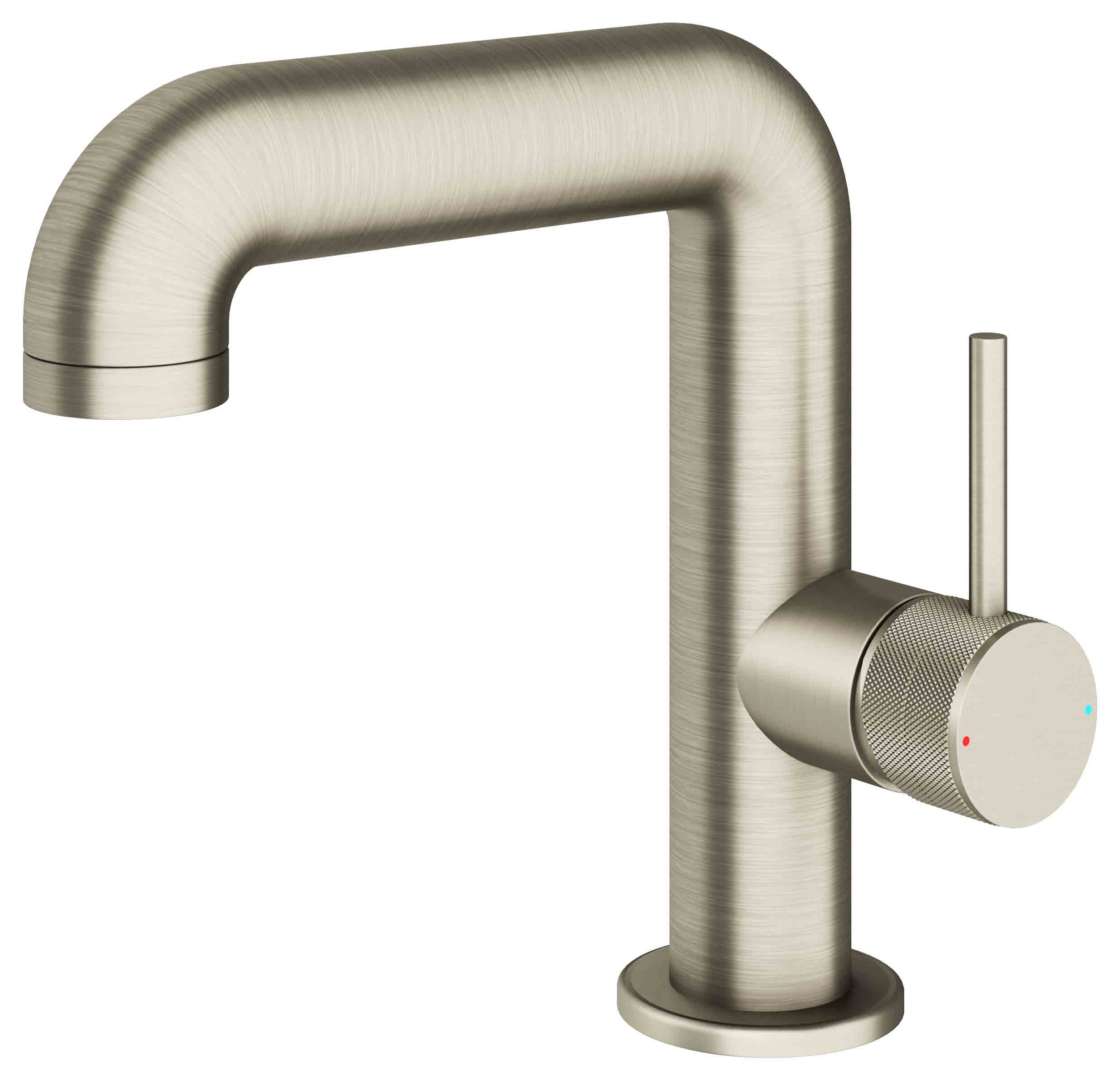 Melbury Pro Mono Side Lever Basin Mixer Tap - Brushed Nickel