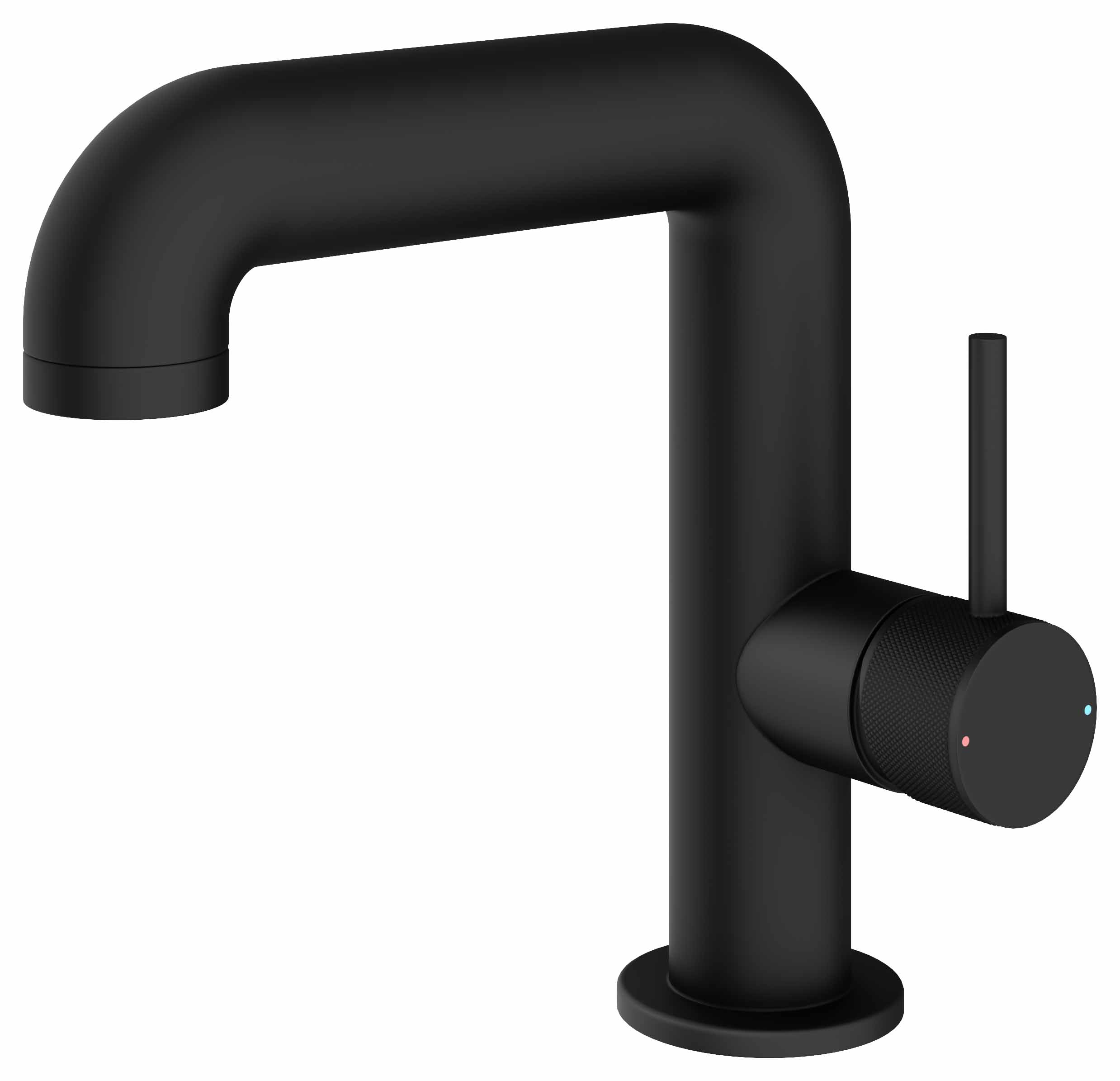 Melbury Pro Mono Side Lever Basin Mixer Tap - Matt Black