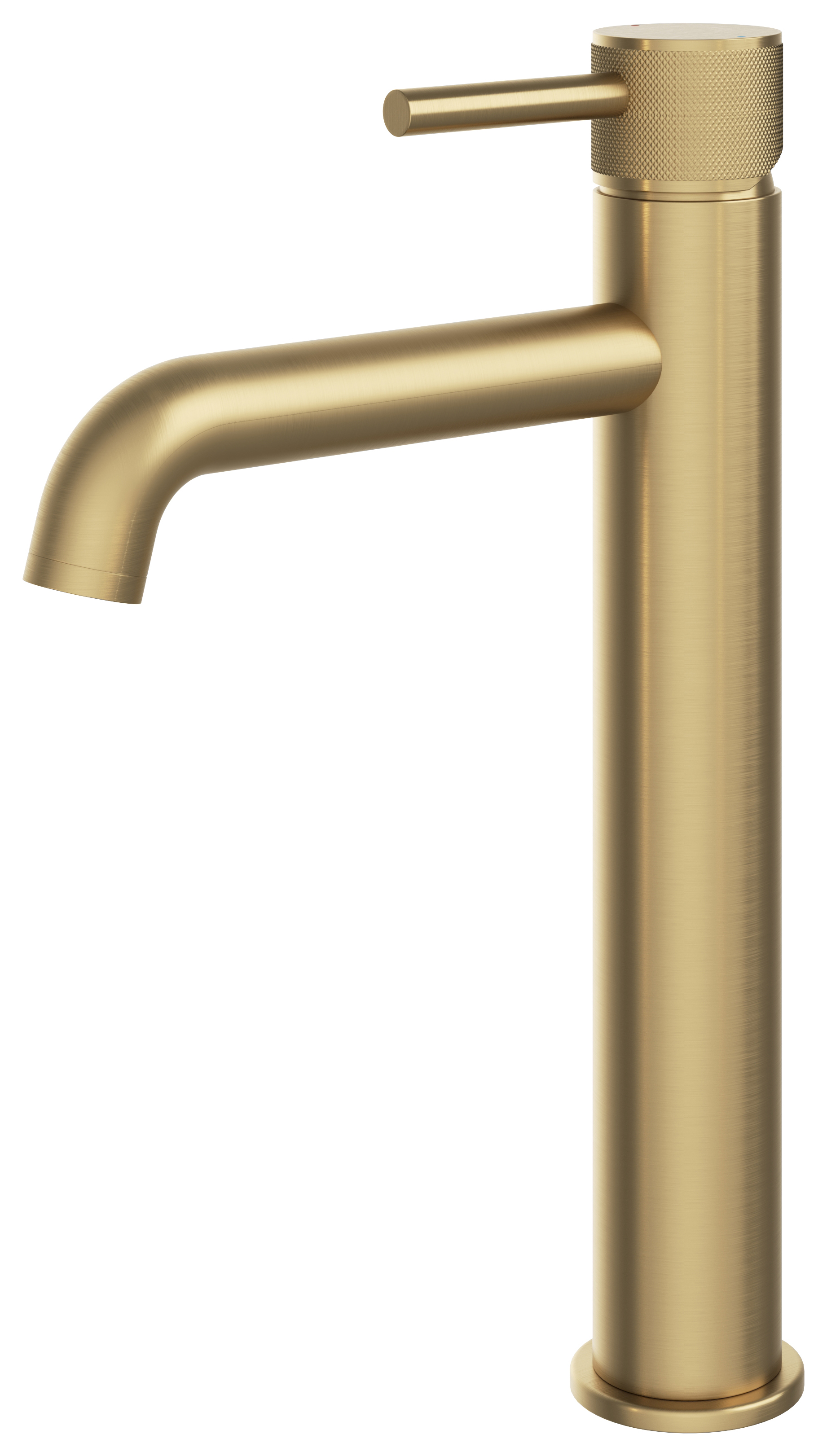 Melbury Pro Tall Mono Basin Mixer Tap - Brushed Brass