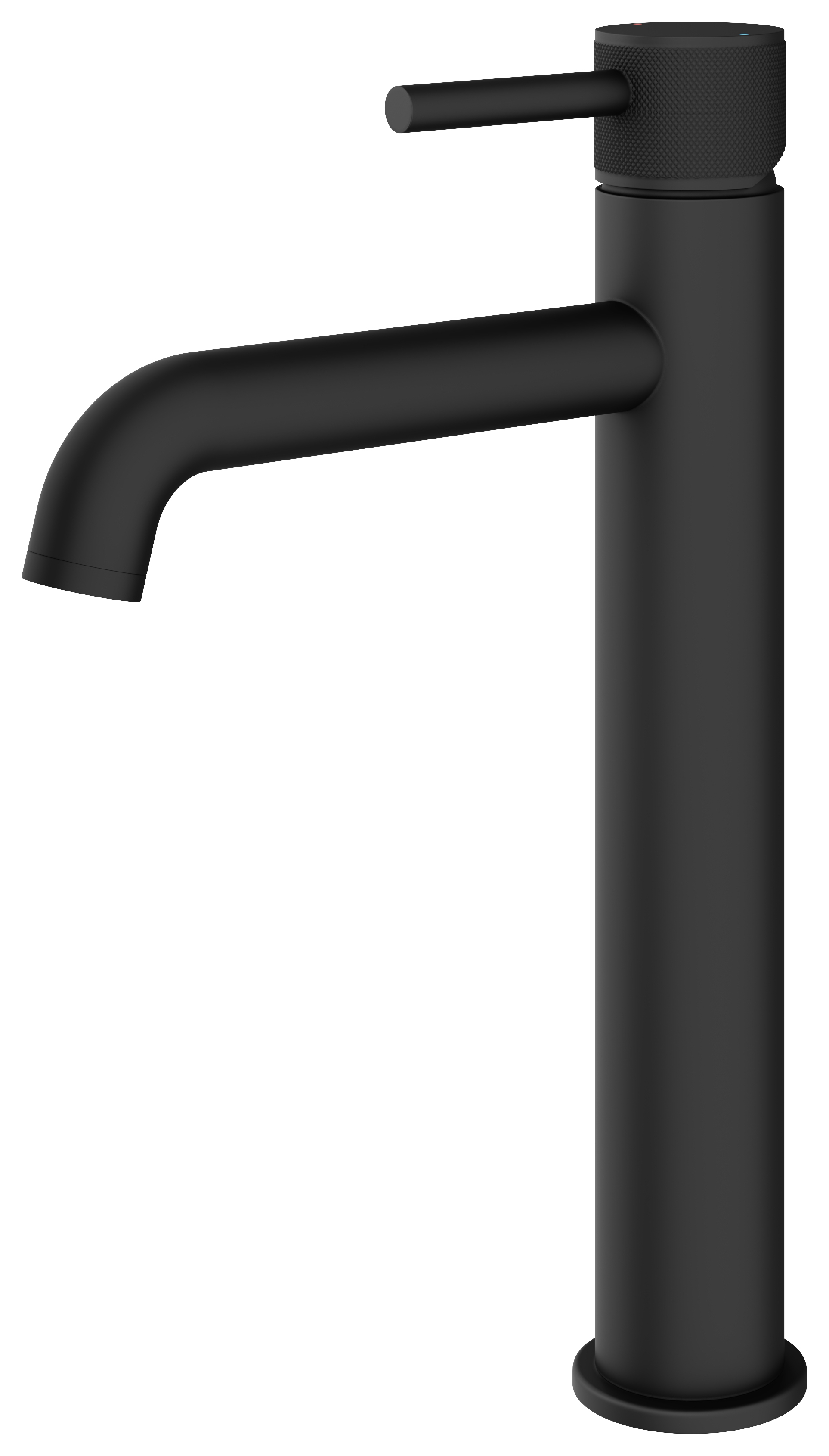 Melbury Pro Tall Mono Basin Mixer Tap - Matt Black