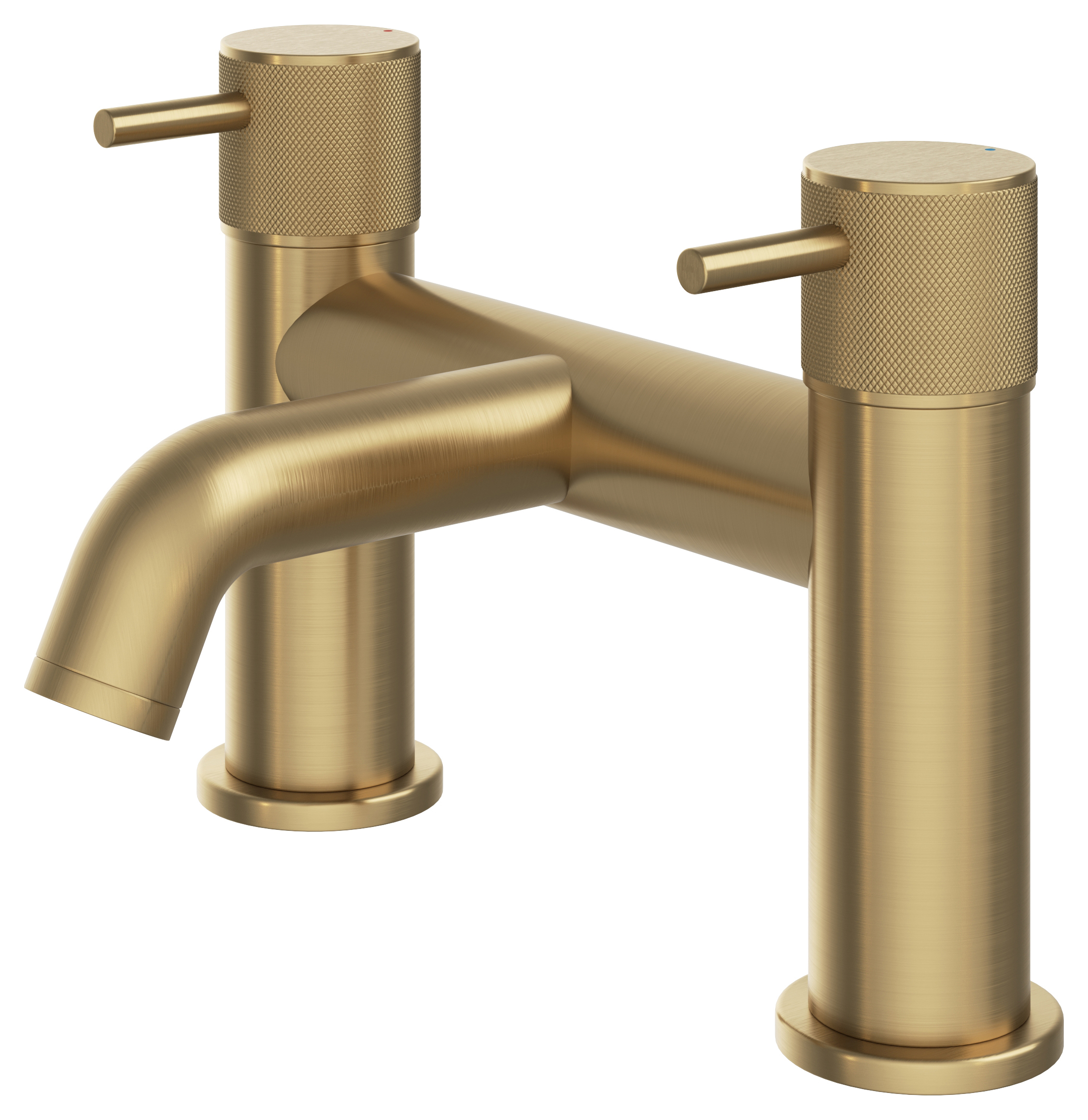 Melbury Pro Deck Mounted Bath Filler Tap - Brushed Brass