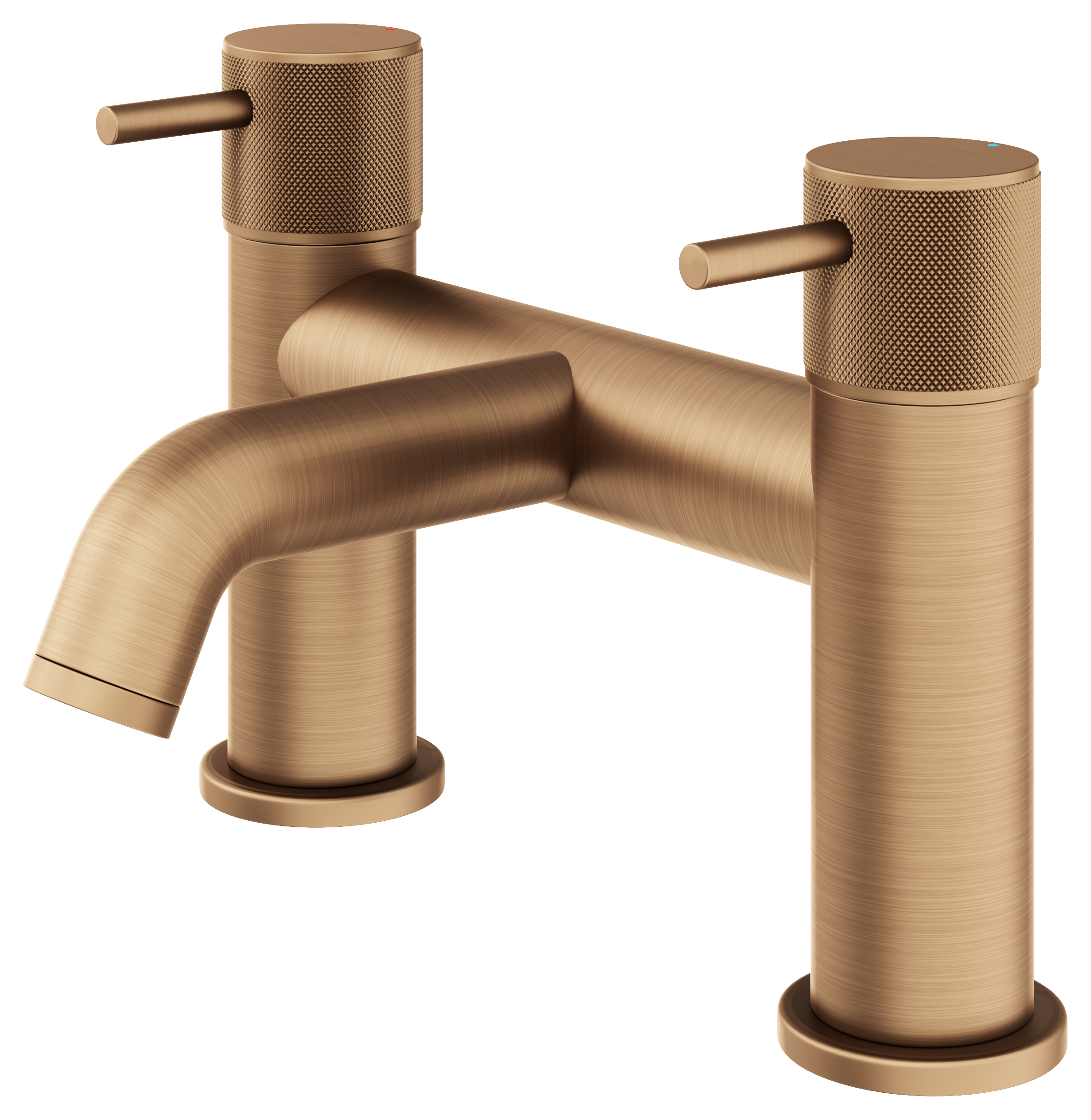 Melbury Pro Deck Mounted Bath Filler Tap - Brushed Bronze