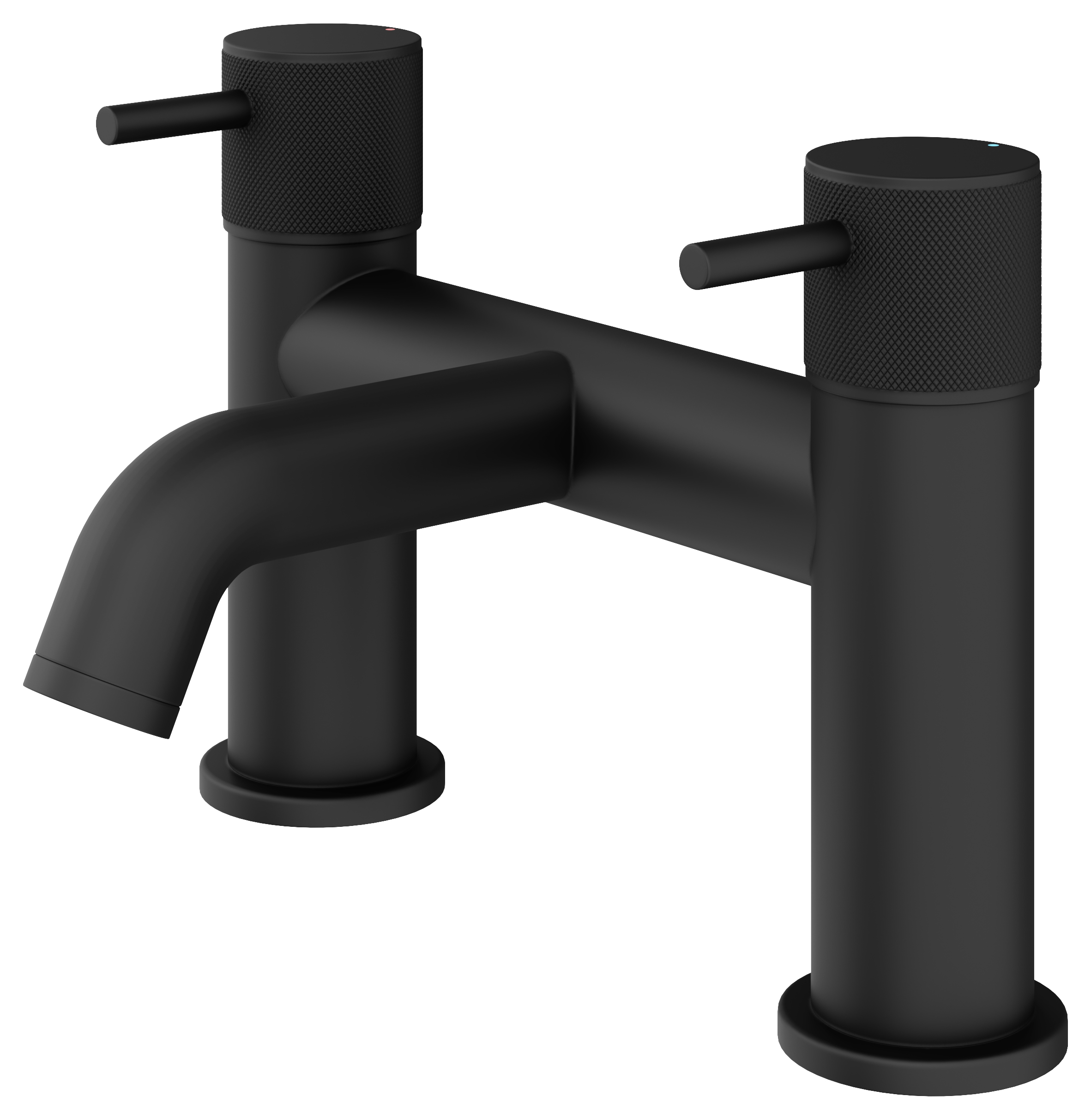 Melbury Pro Deck Mounted Bath Filler Tap - Matt Black