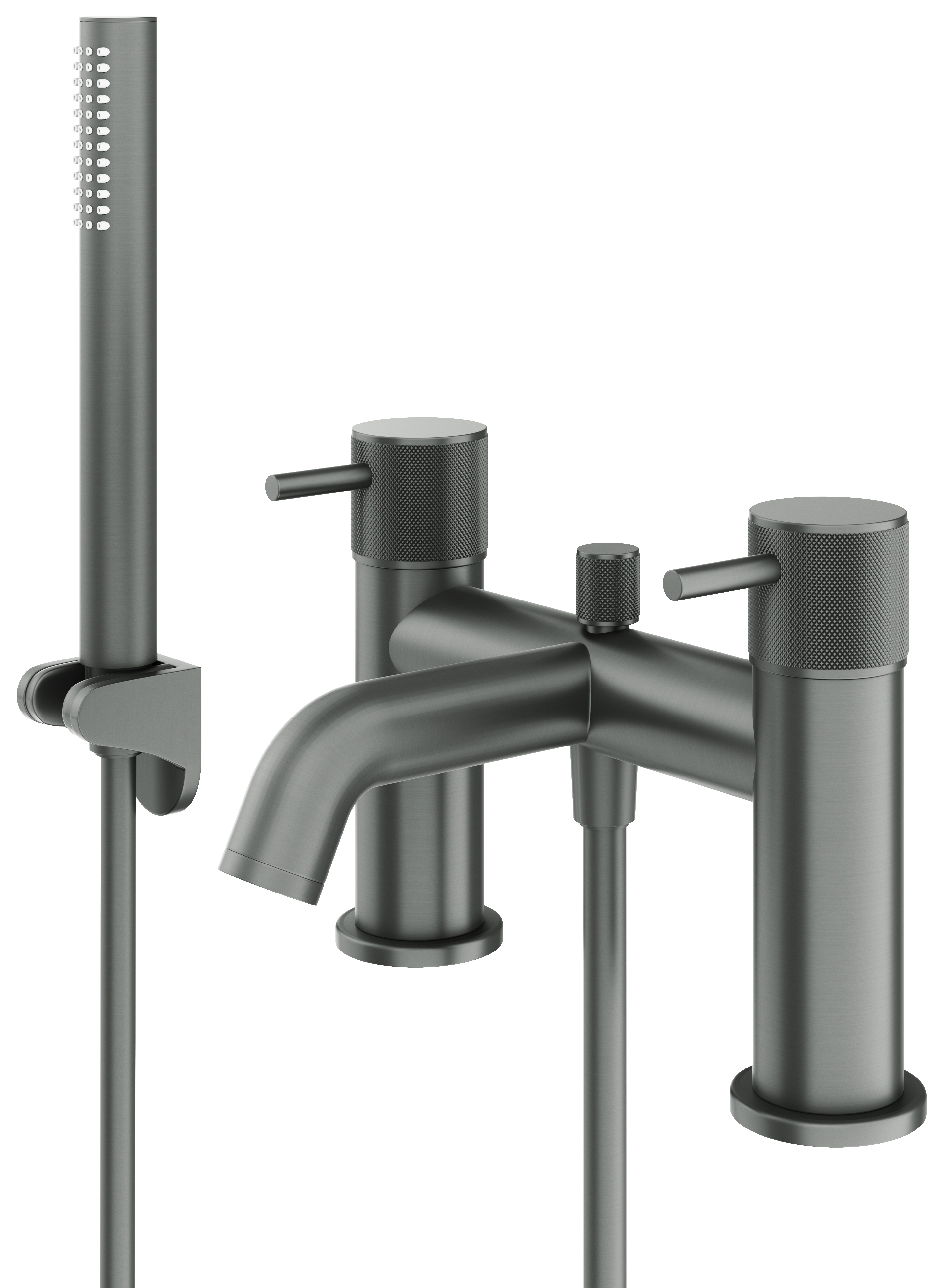 Melbury Pro Deck Mounted Bath Shower Mixer - Matt Anthracite