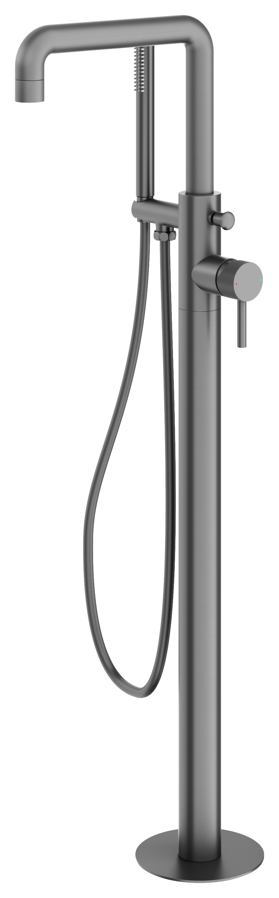 Melbury Pro Floor Standing Bath Shower Mixer - Matt Anthracite