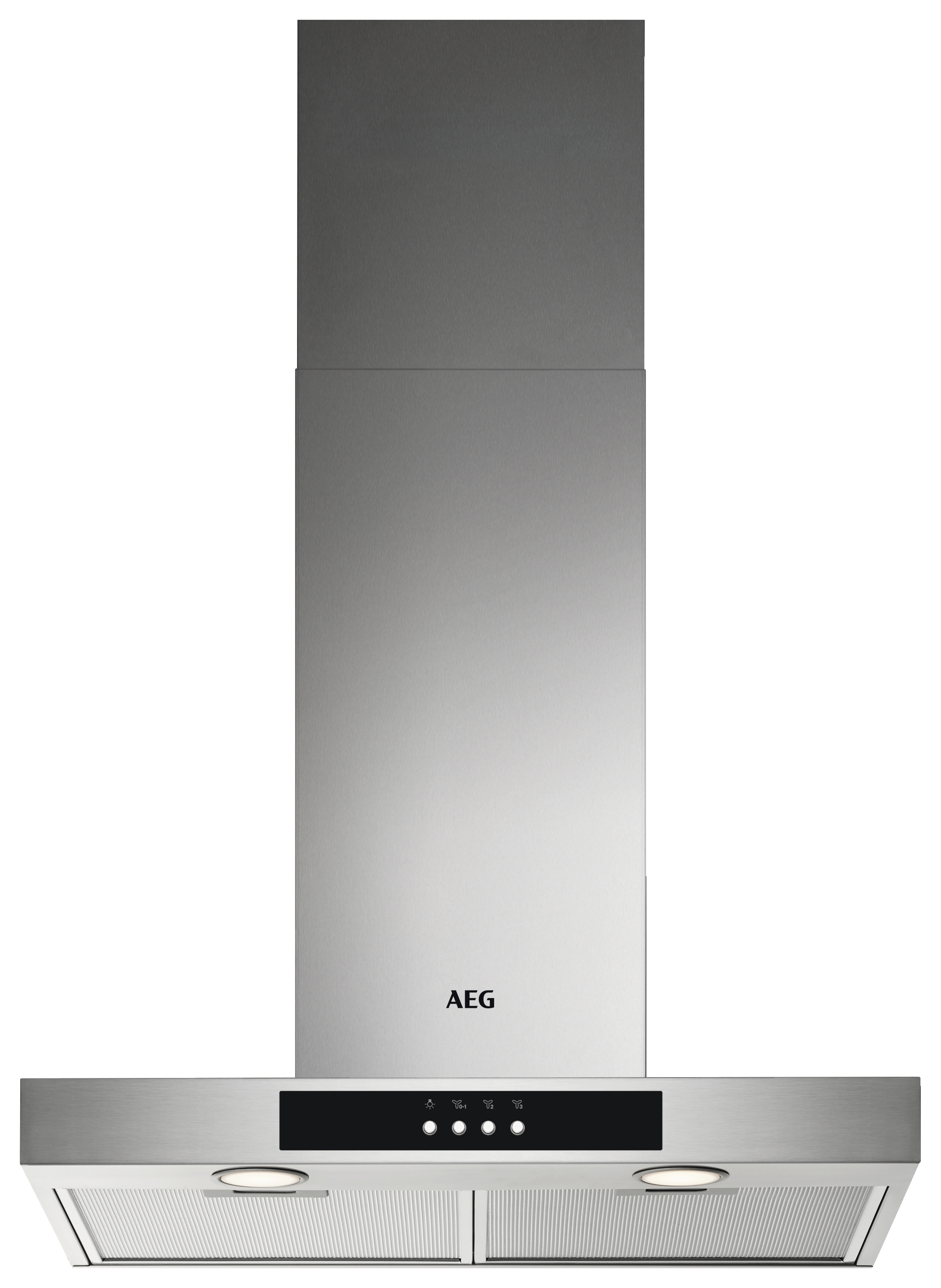 AEG DBX4651M 60cm T Box Chimney Cooker Hood - Stainless Steel