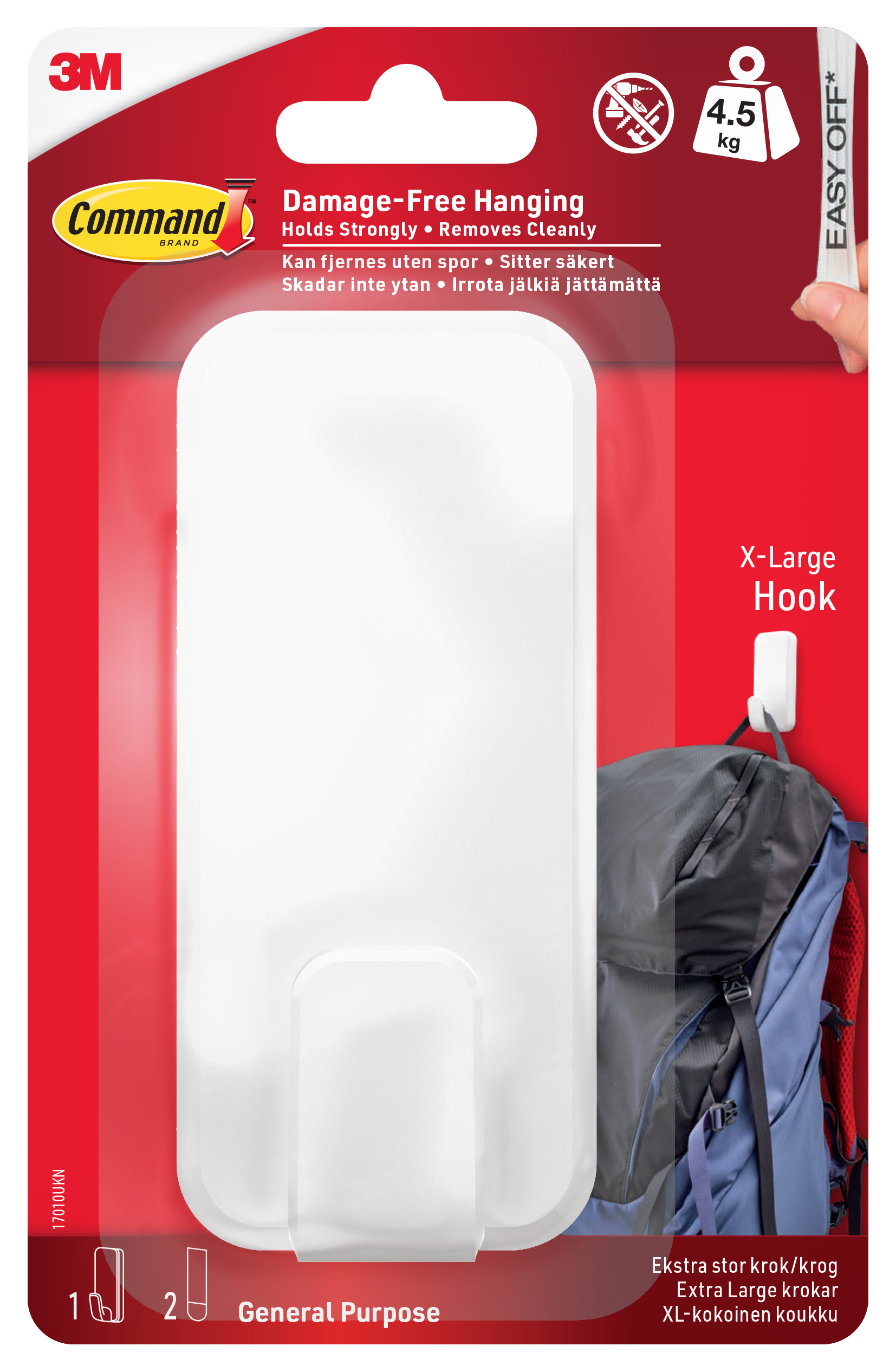 Command XL Utility Hook - White