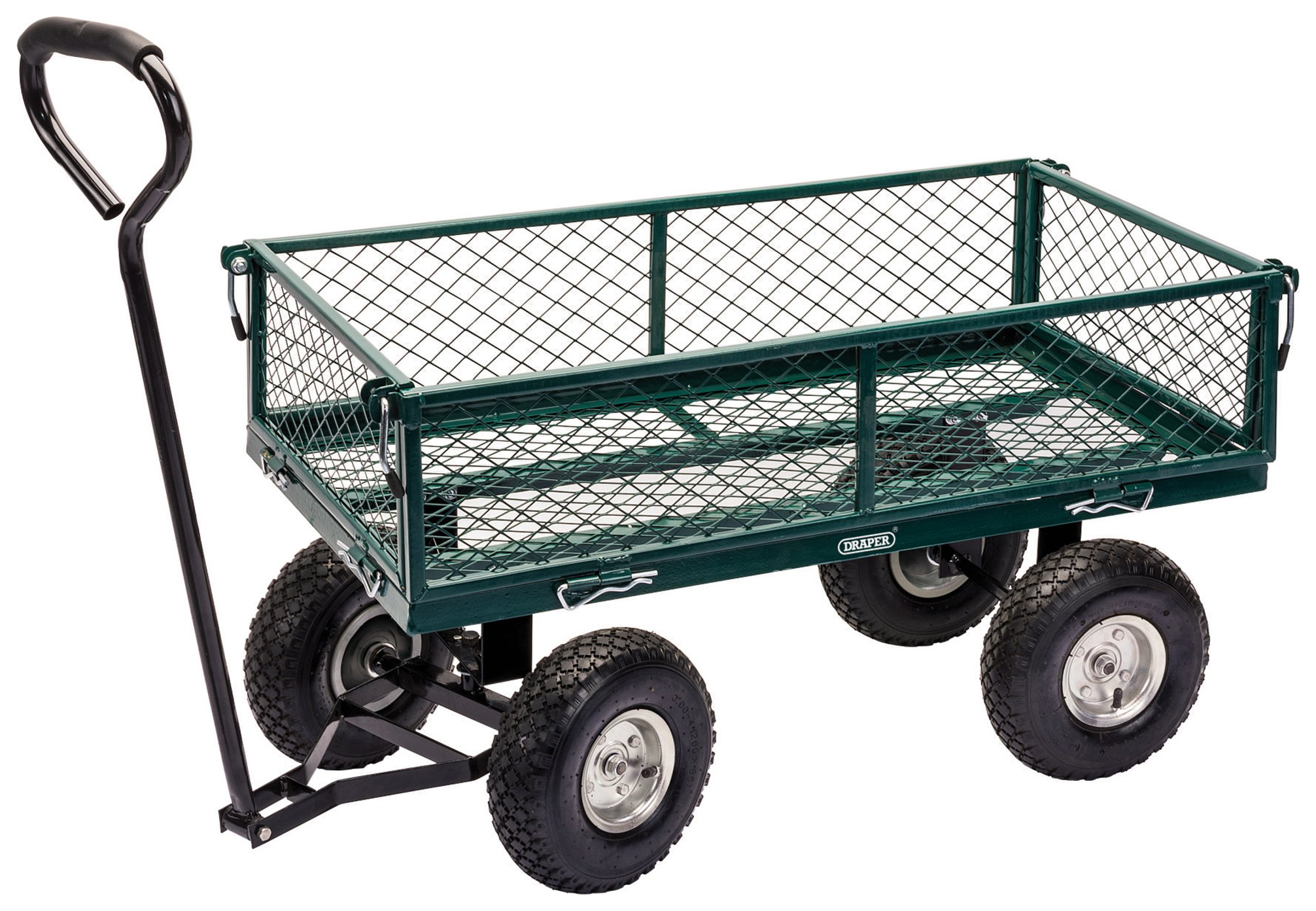 Draper Steel Mesh Garden Trolley Cart - 200kg