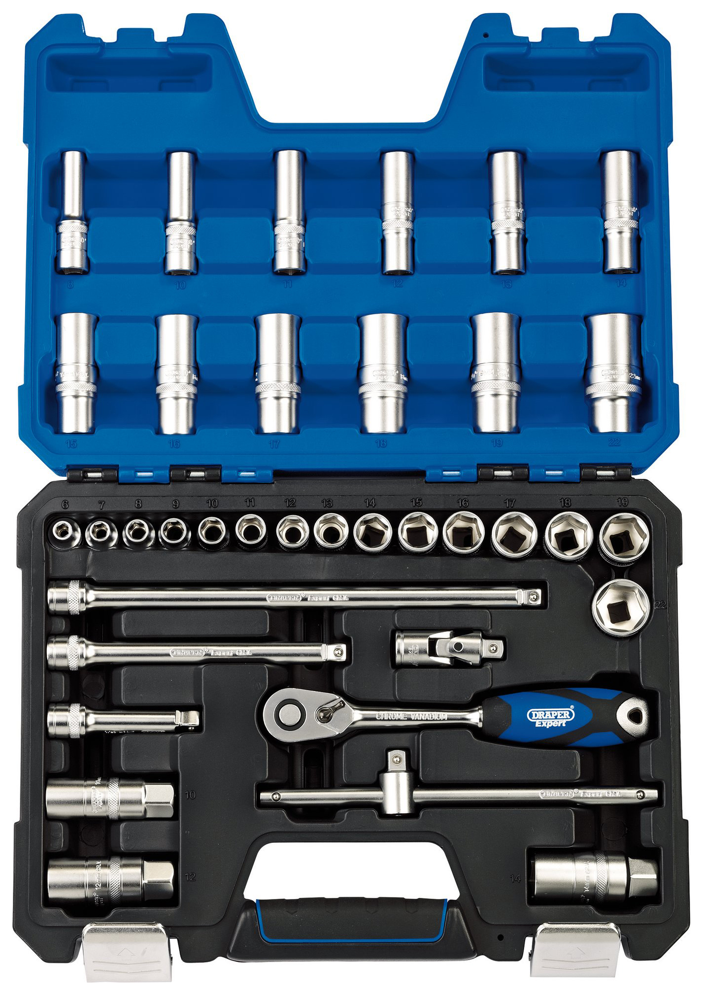 Draper 3/8" Square Drive Metric Socket Set - 36 Piece