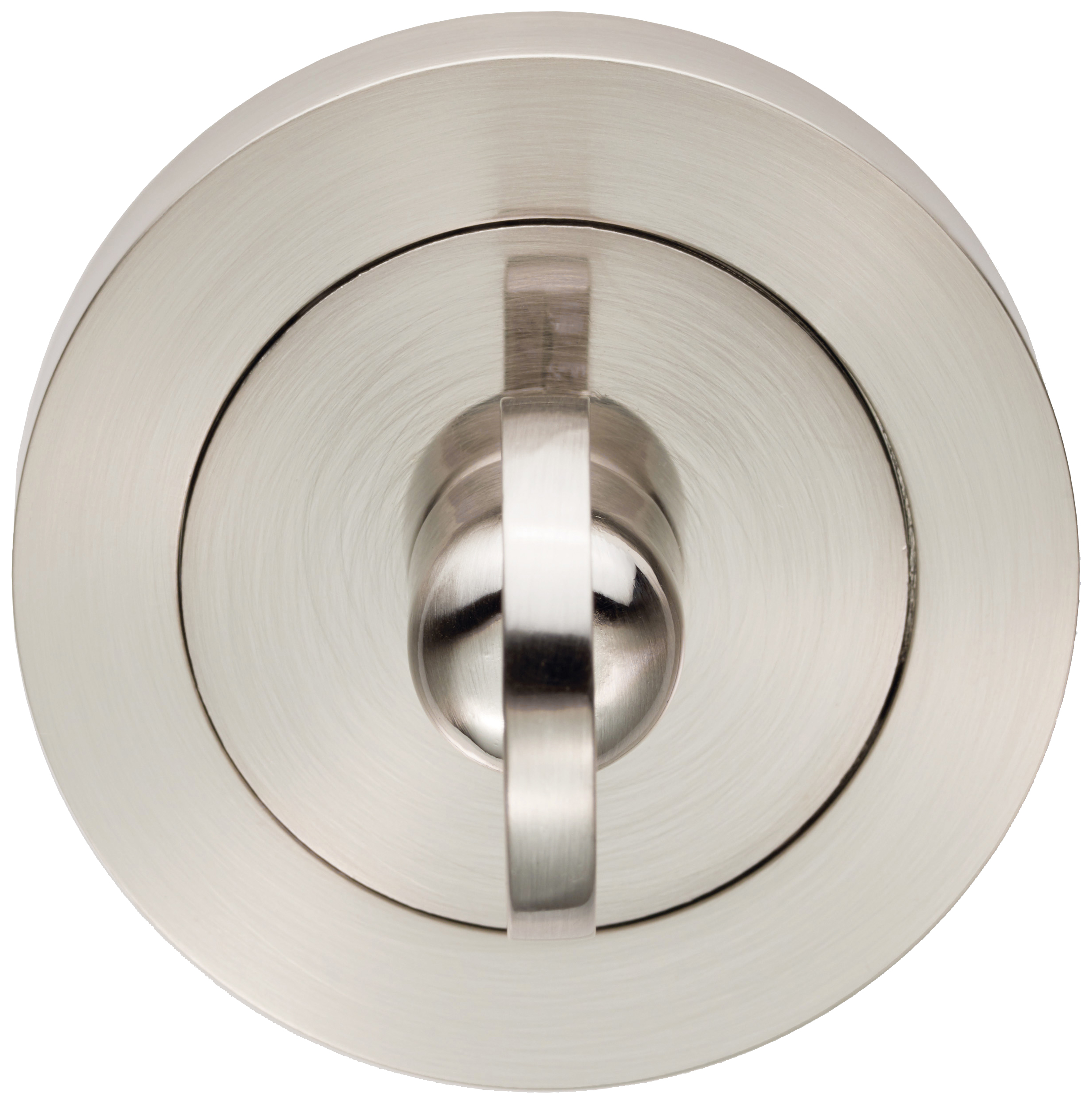 Turn & Release Satin Nickel On Concealed Fix Round Rose