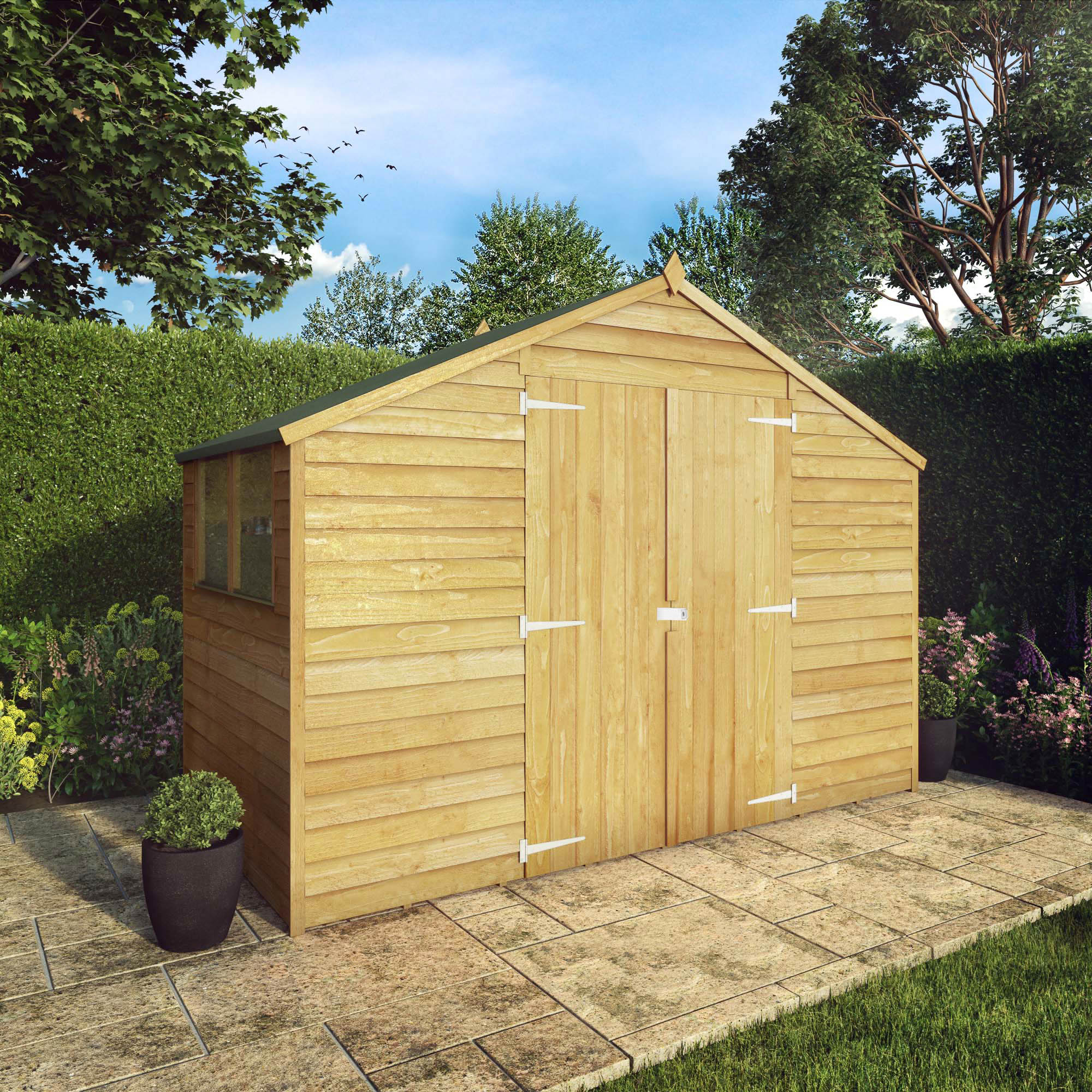 Mercia 5 x 10ft Overlap Apex Shed with