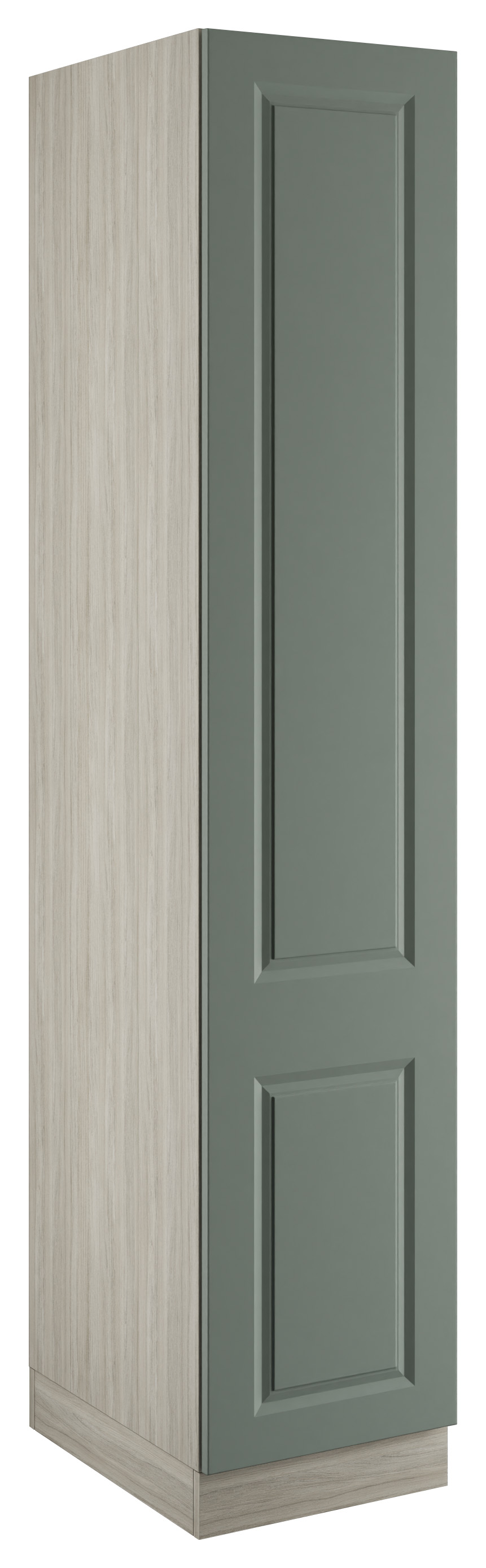 Harrogate Sage Green Single Wardrobe with Single Rail - 450 x 2260 x 608mm