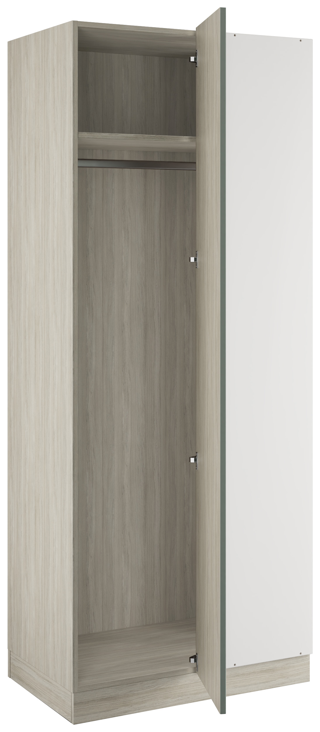 Harrogate Sage Green Blind Corner Wardrobe - 900 x 2260 x 608mm