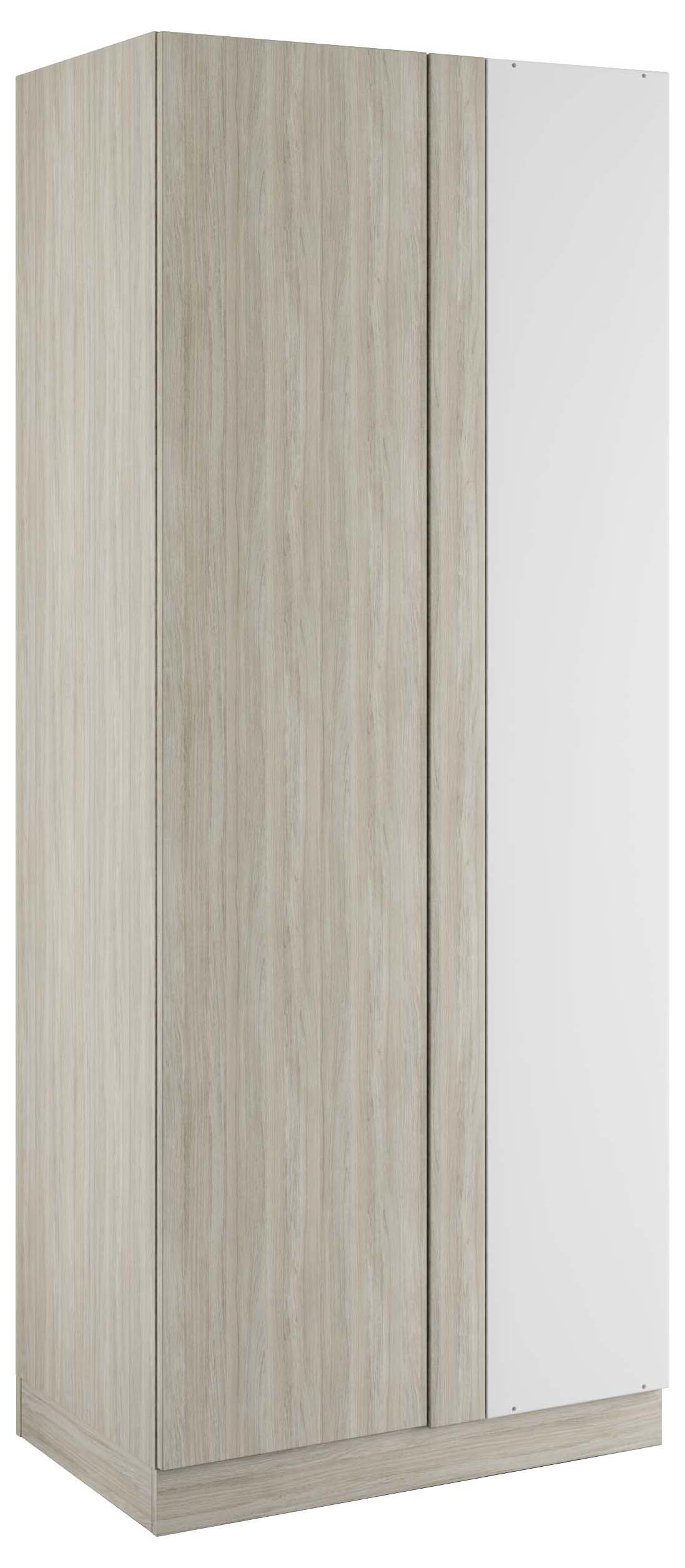 Malton Urban Oak Blind Corner Wardrobe - 900 x 2260 x 608mm