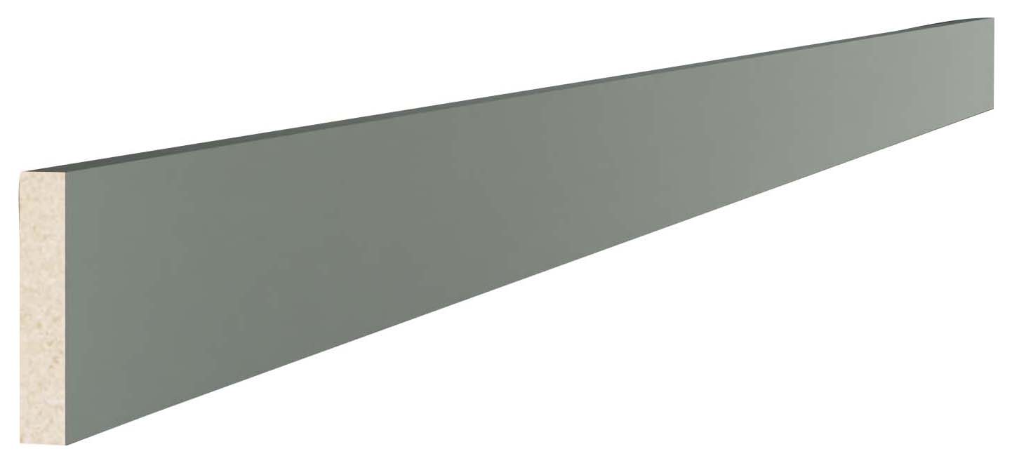 Harrogate & Bramham Sage Green 100mm Bedroom Plinth 2.5m (W100 x H2586 x D18mm)