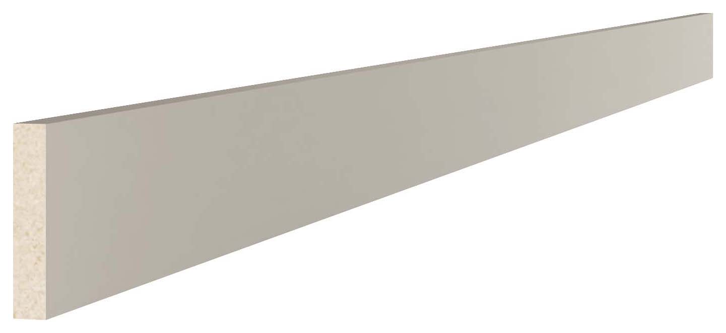 Harrogate & Bramham Taupe Grey 100mm Bedroom Plinth 2.5m (W100 x H2586 x D18mm)