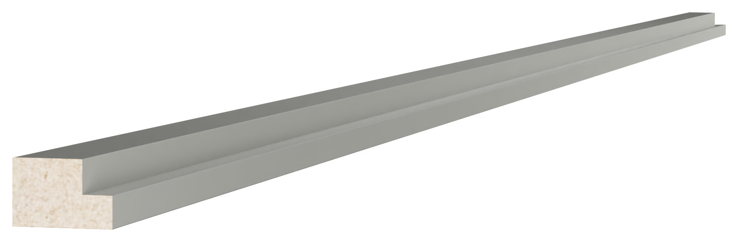 Harrogate & Bramham Light Grey Multi-Purpose Rail - 2.7m