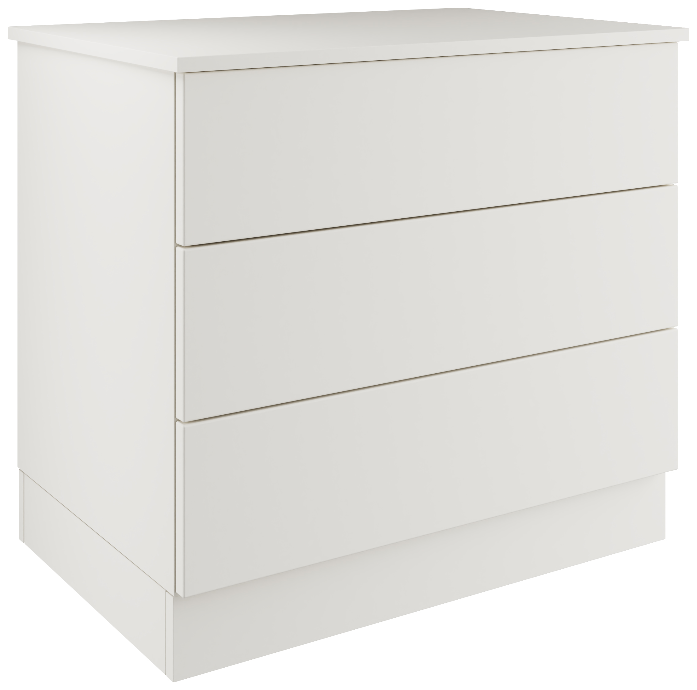 Harrogate & Bramham White Double Chest with 3 Drawers - 820 x 730 x 520mm