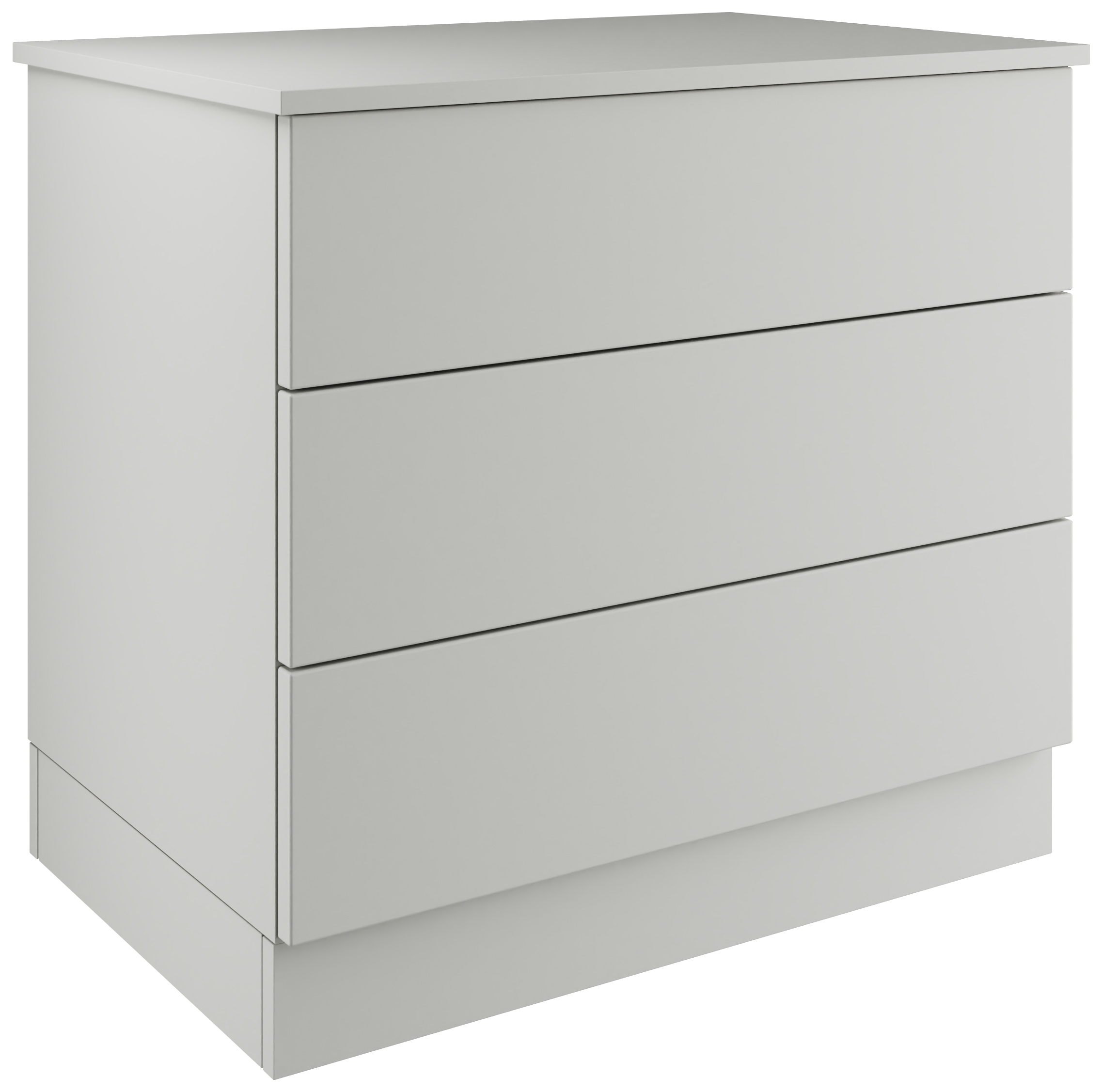 Harrogate & Bramham Light Grey Double Chest with 3 Drawers - 820 x 730 x 520mm