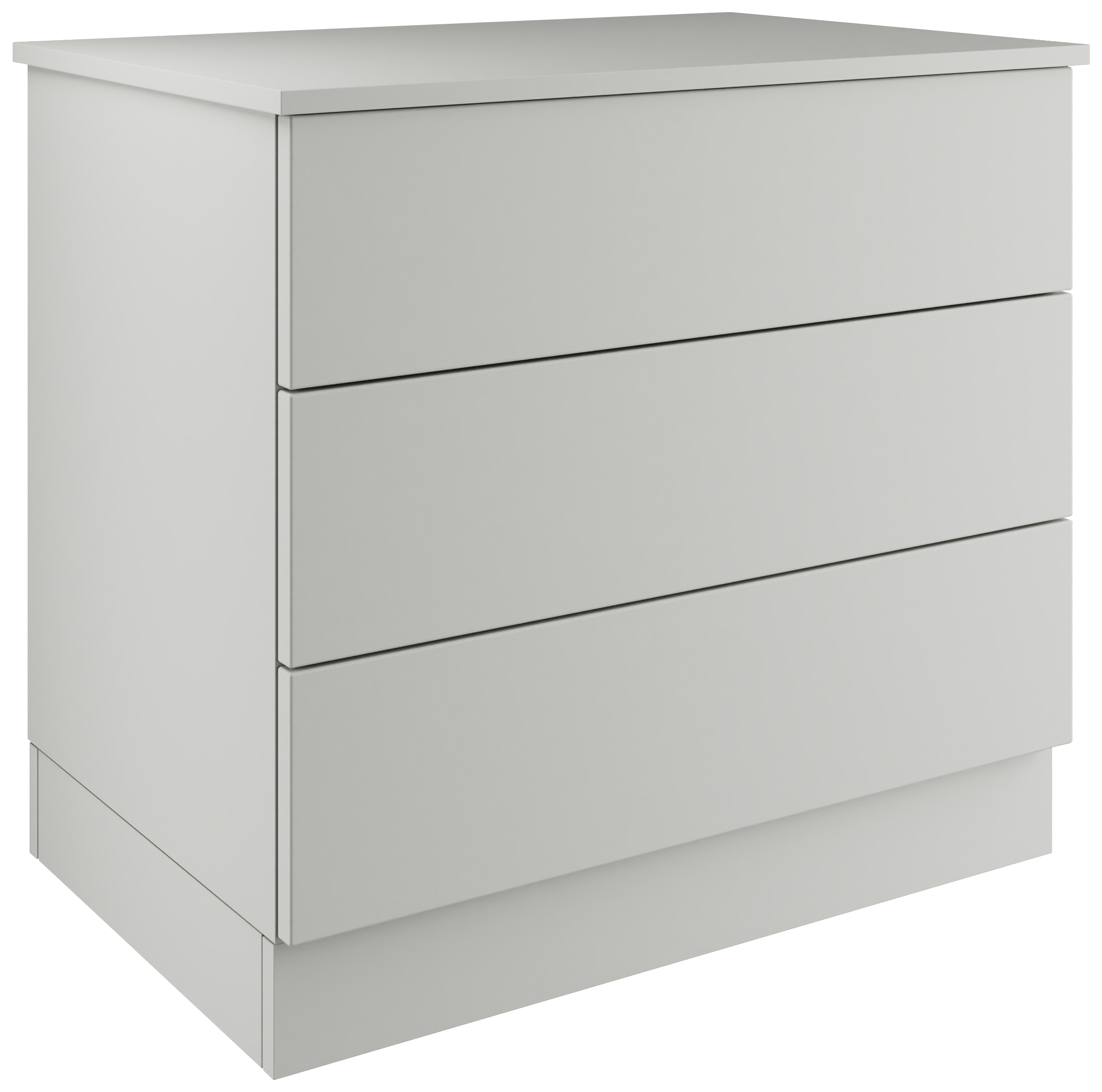 Malton Light Grey Double Chest with 3 Drawers - 820 x 730 x 520mm