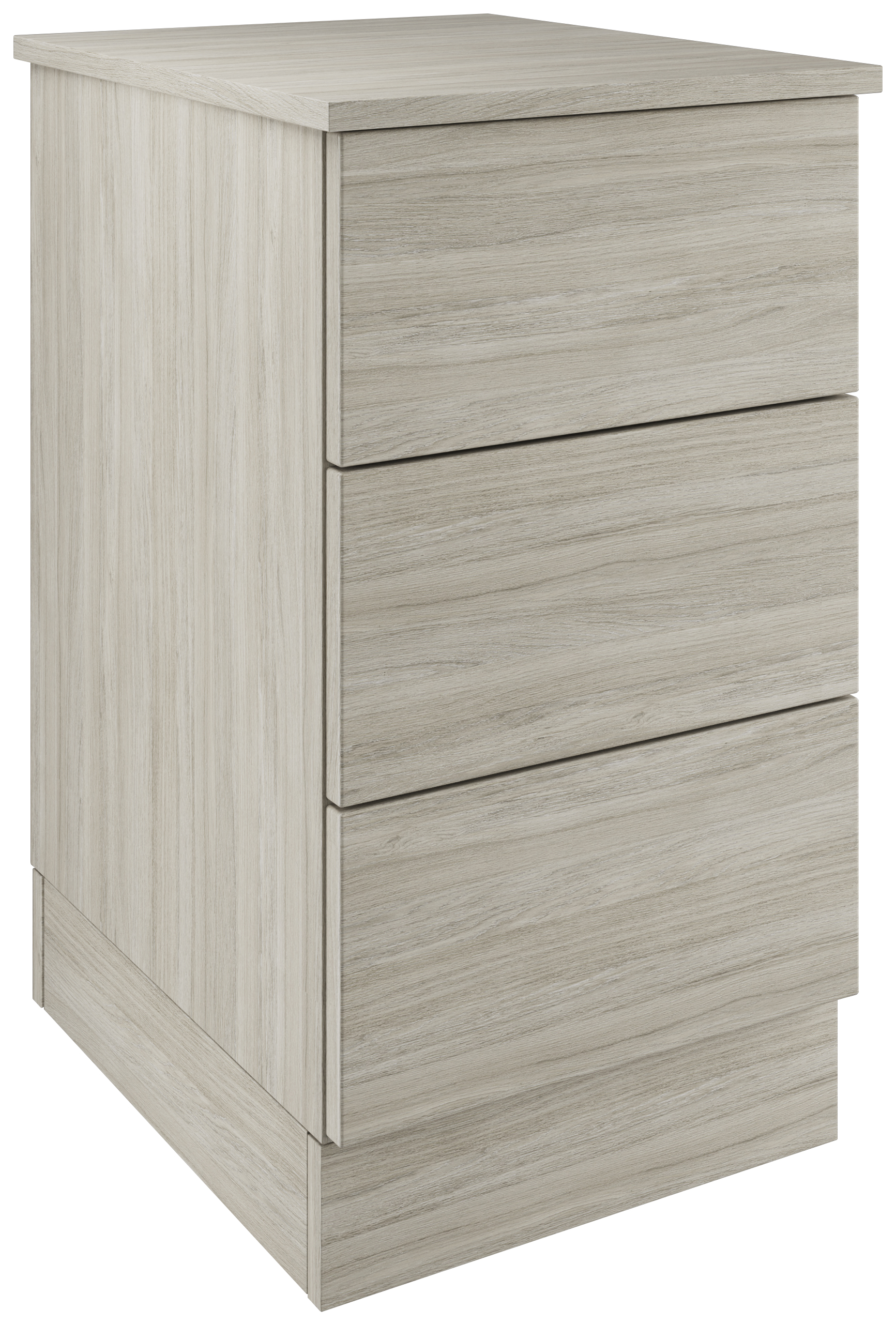 Malton Urban Oak Single Chest with 3 Drawers - 420 x 730 x 520mm