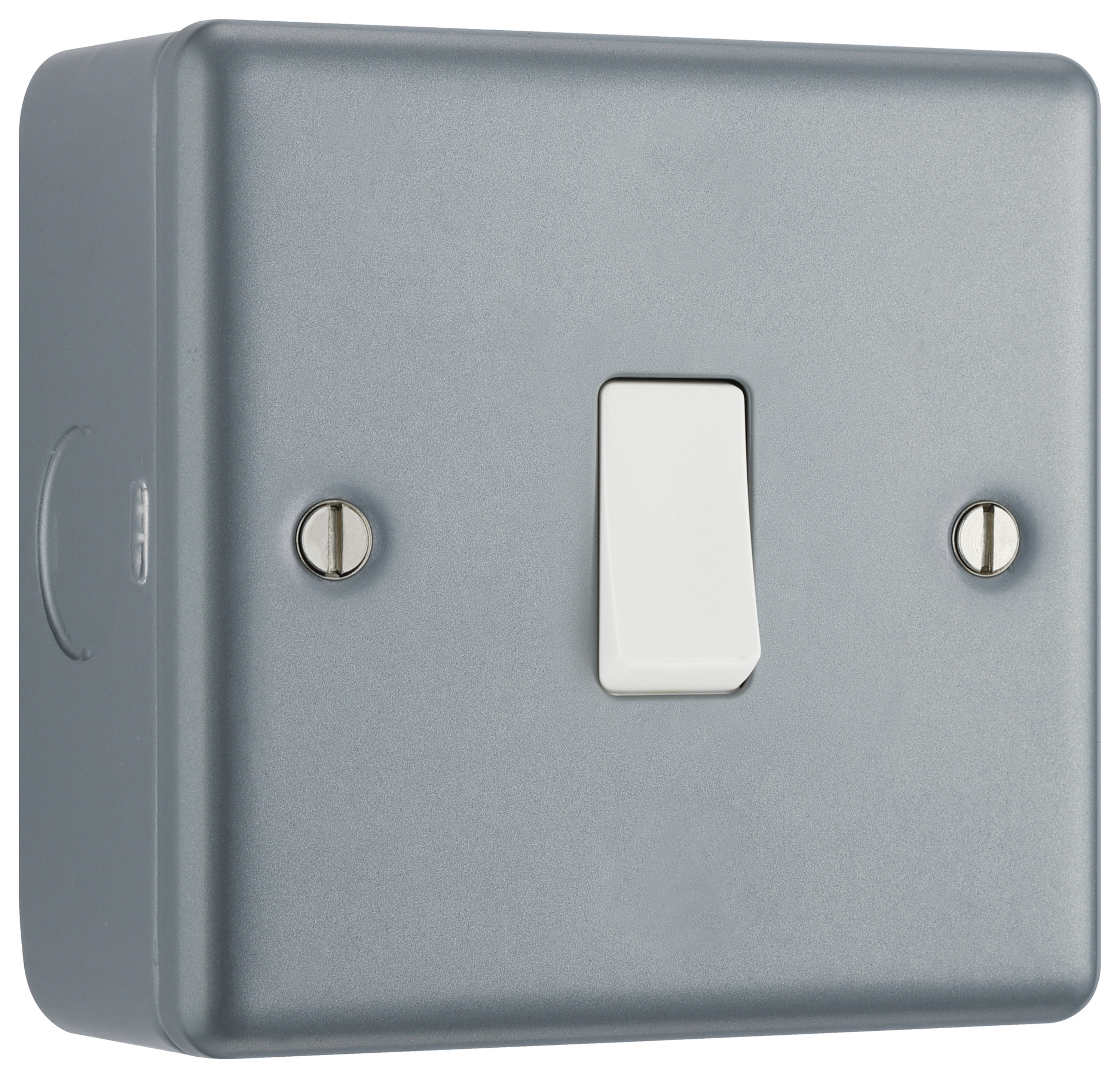 BG Metal Clad 20A 16AX 2 Way Single Light Switch