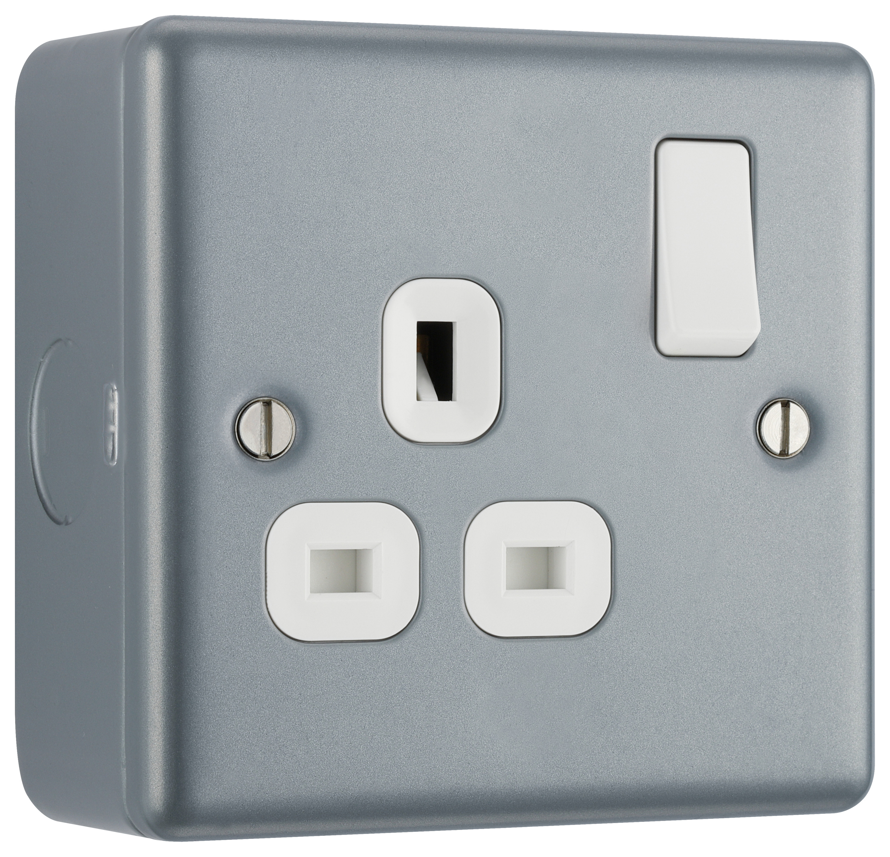 BG Metal Clad 13A Single Switched 13A Power Socket
