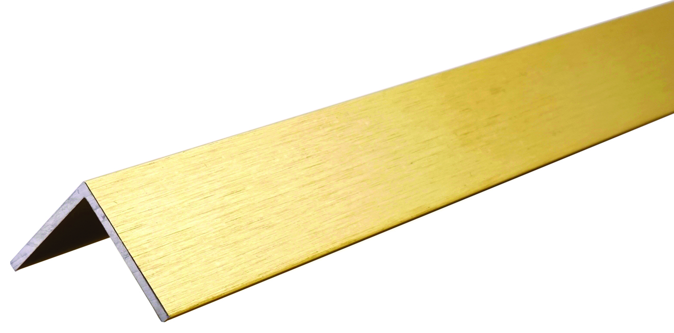 Multipanel Type 102 Brushed Brass Profile - 2450mm